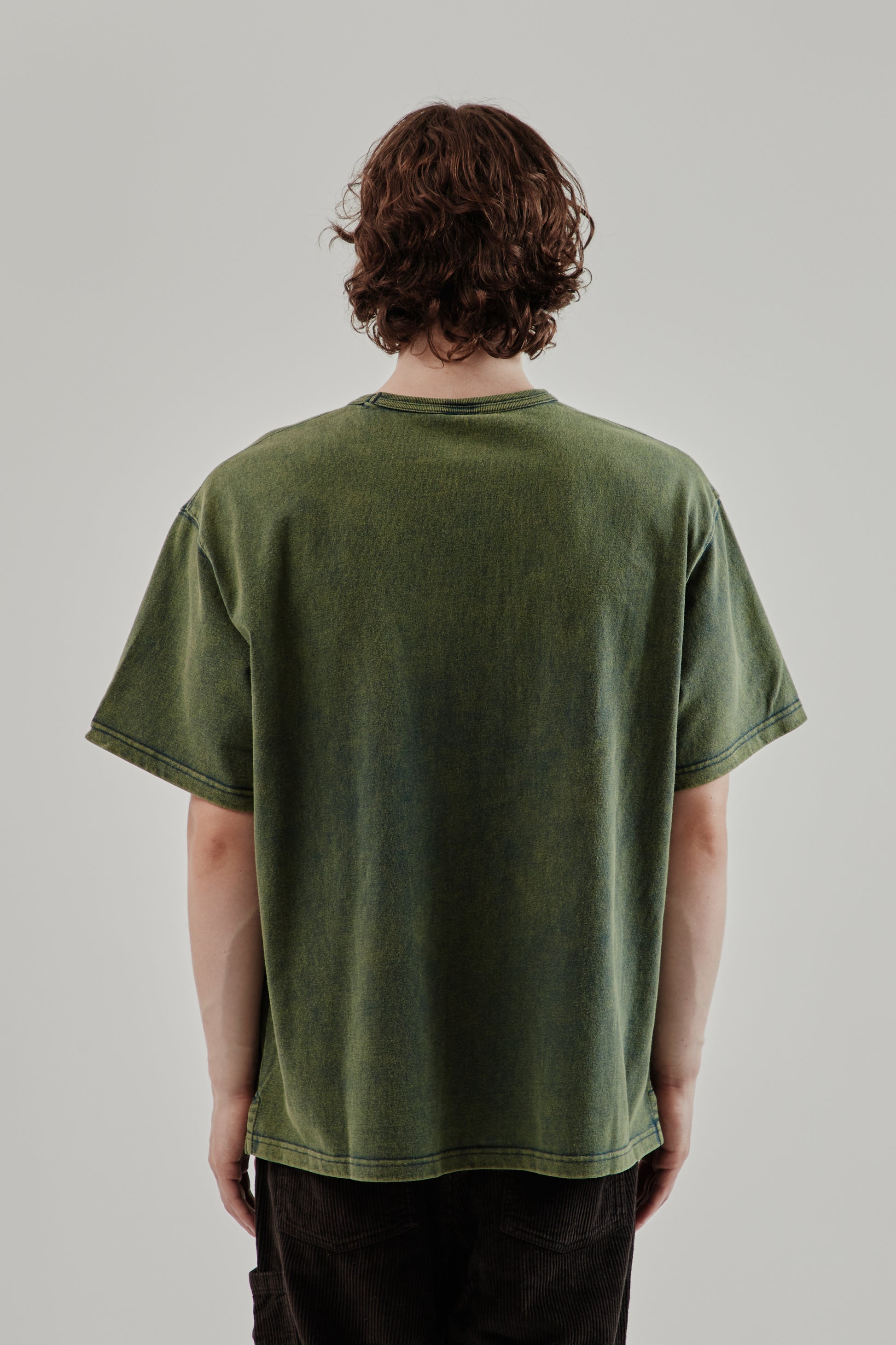 Frizmworks FW25 OG Vintage Dyeing Half Tee Dark Green 5