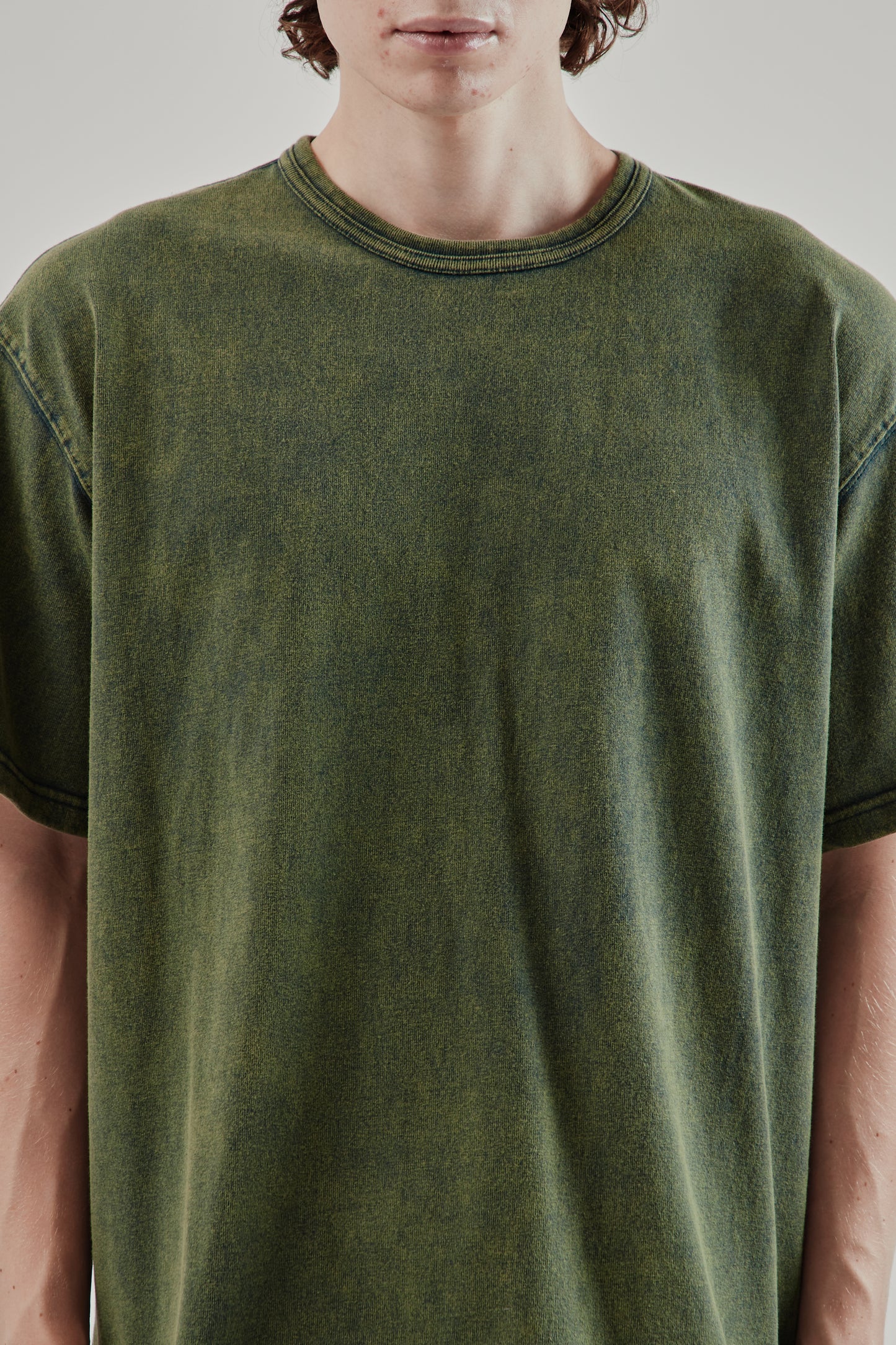 Frizmworks FW25 OG Vintage Dyeing Half Tee Dark Green 6