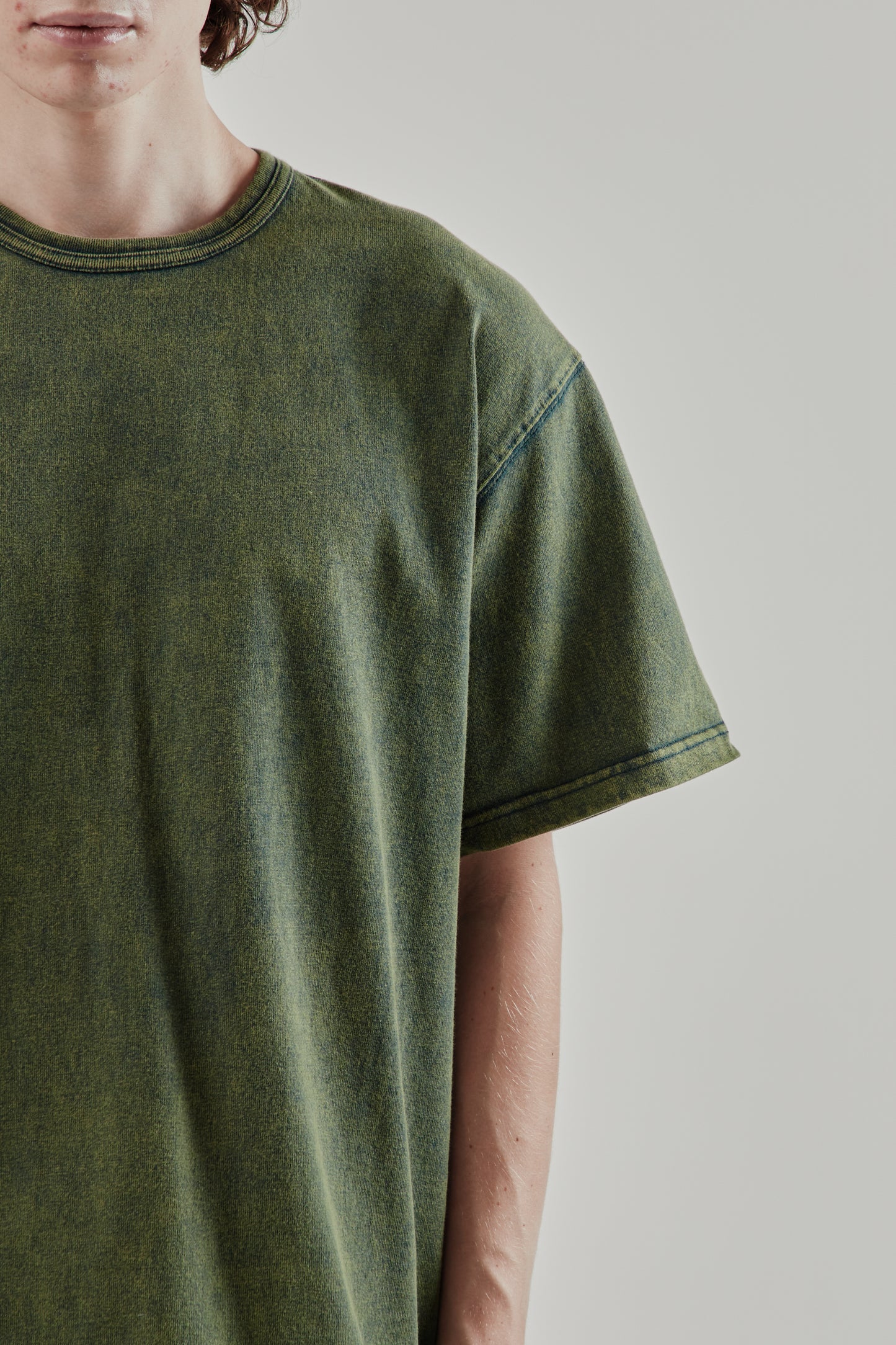 Frizmworks FW25 OG Vintage Dyeing Half Tee Dark Green 7