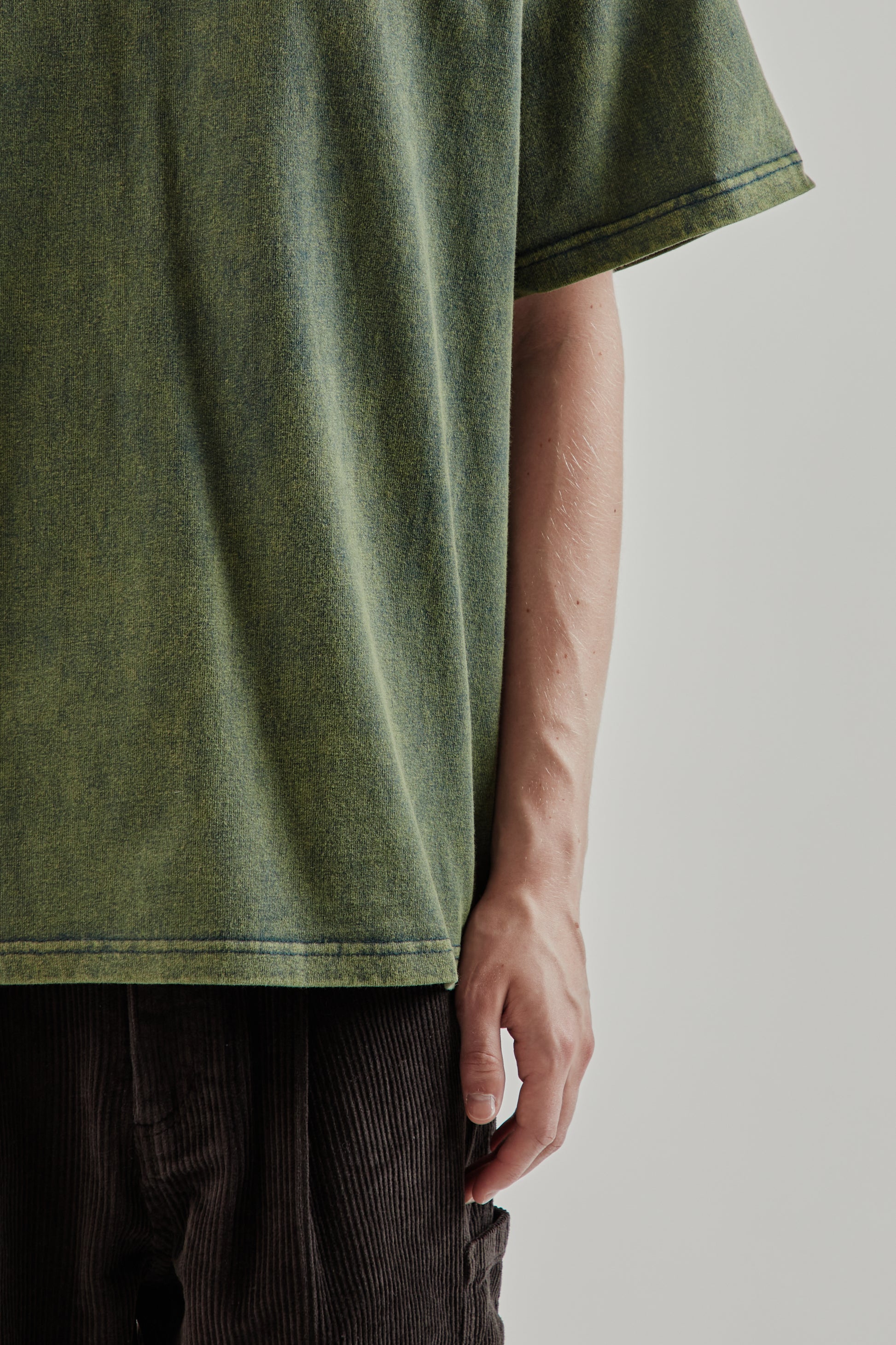 Frizmworks FW25 OG Vintage Dyeing Half Tee Dark Green 8