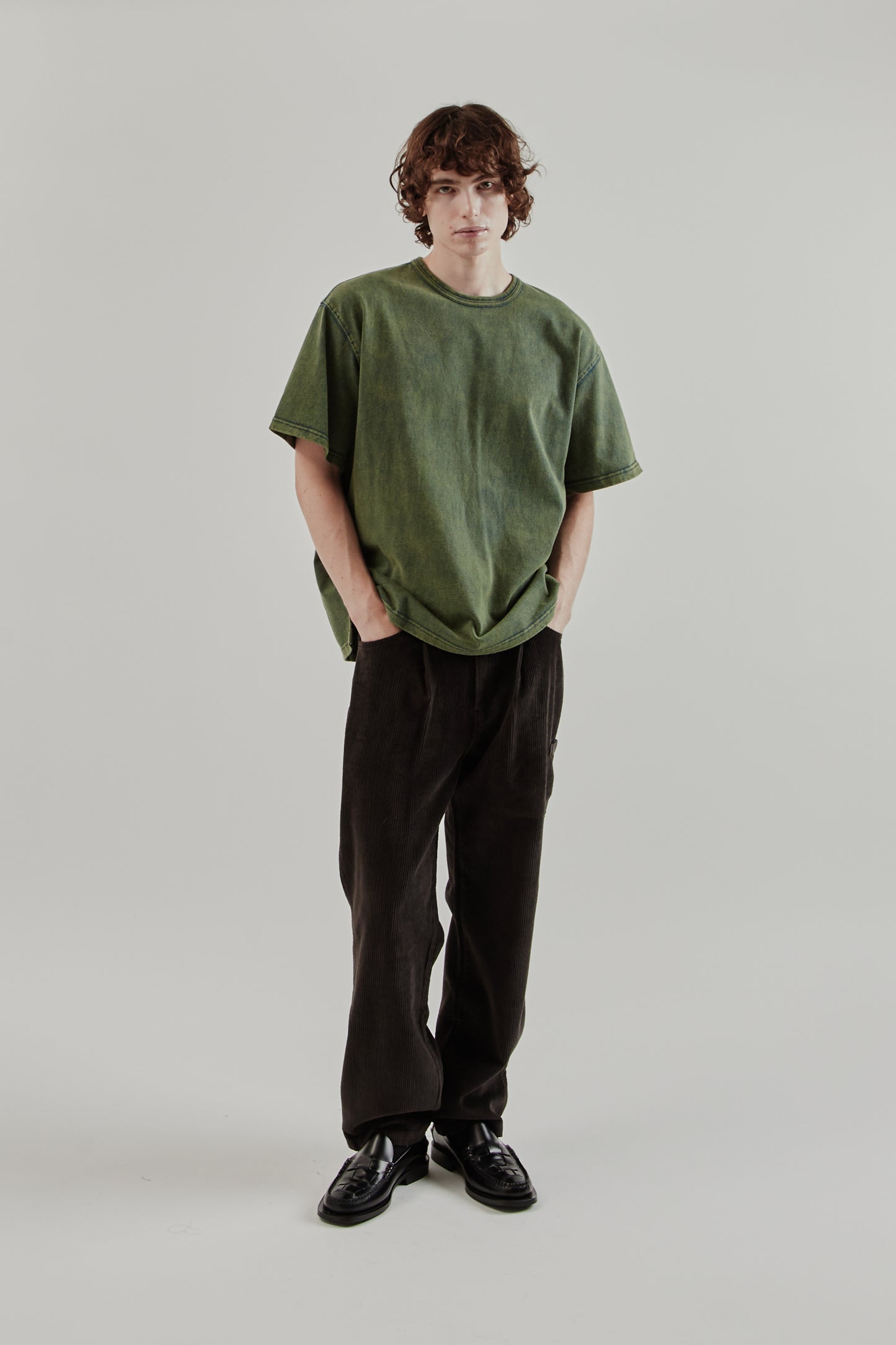 Frizmworks FW25 OG Vintage Dyeing Half Tee Dark Green 9