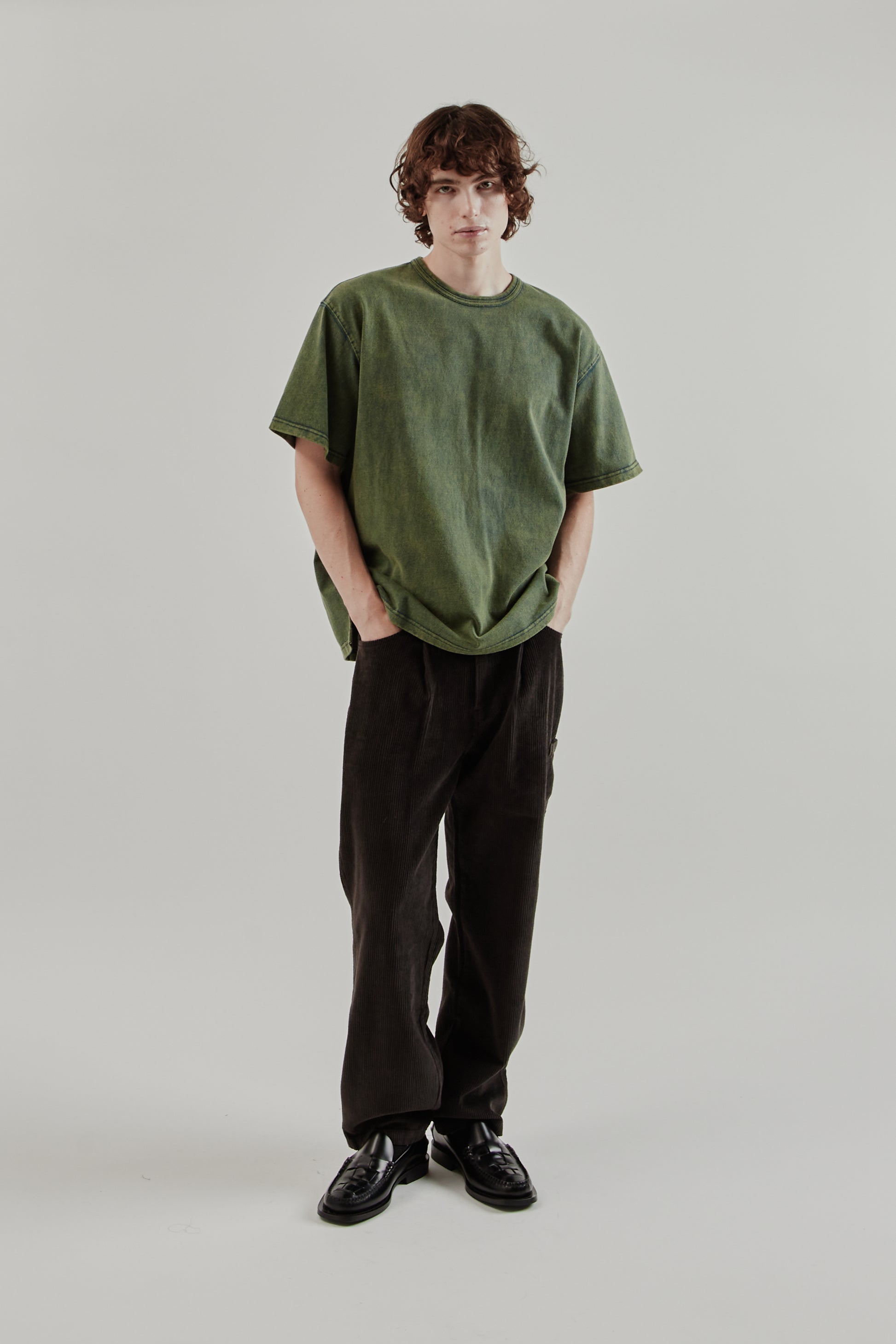 Frizmworks FW25 OG Vintage Dyeing Half Tee Dark Green 9