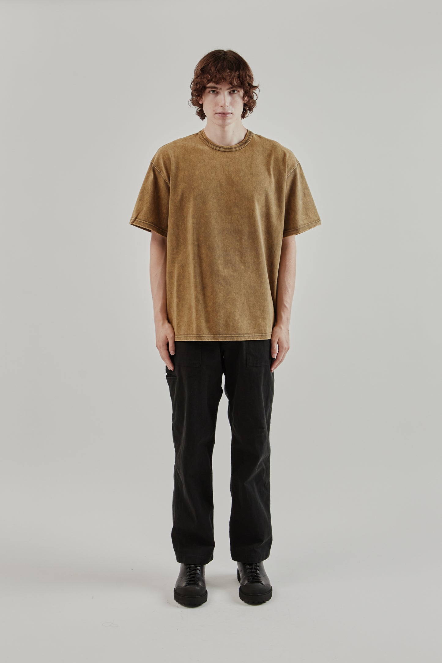 Frizmworks FW25 OG Vintage Dyeing Half Tee Olive 1