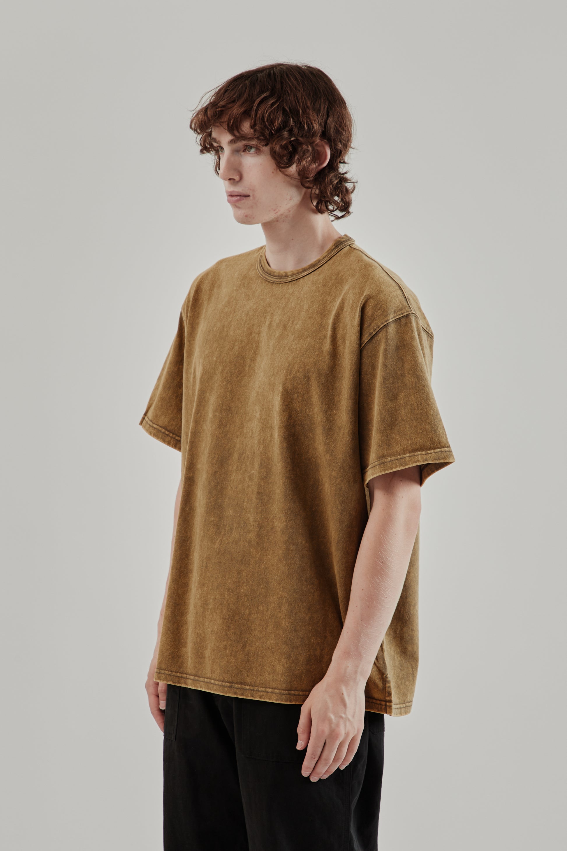 Frizmworks FW25 OG Vintage Dyeing Half Tee Olive 3