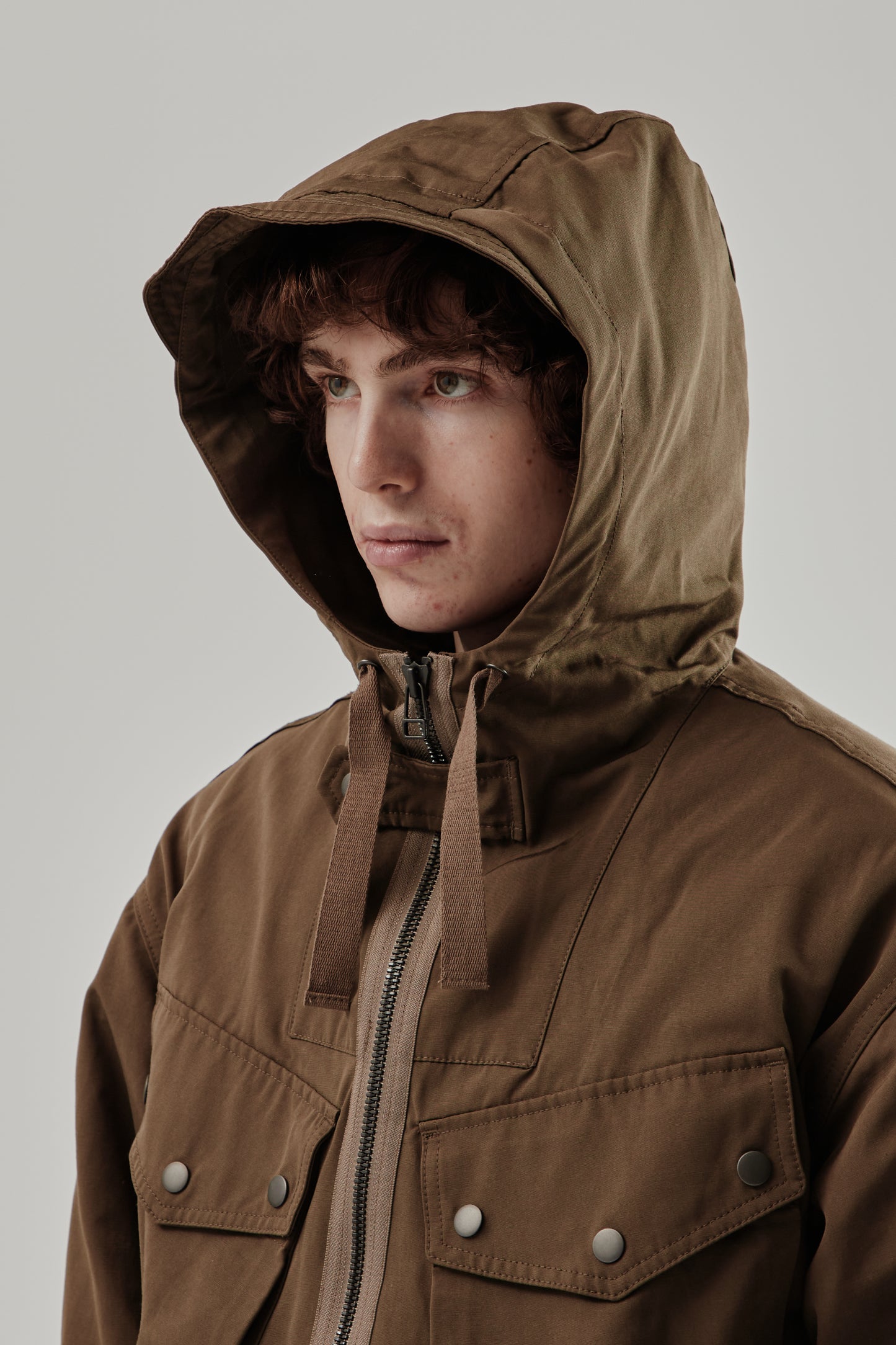 Smock Hooded Parka - Olive