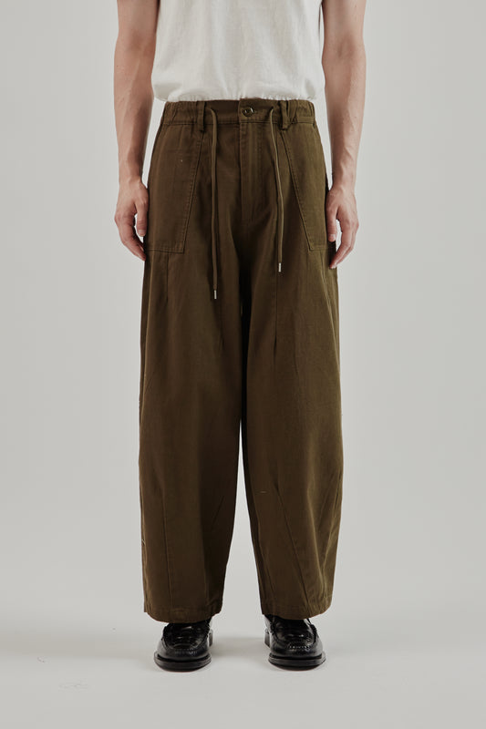 Frizmworks FW25 Twill Balloon Pants Olive 2