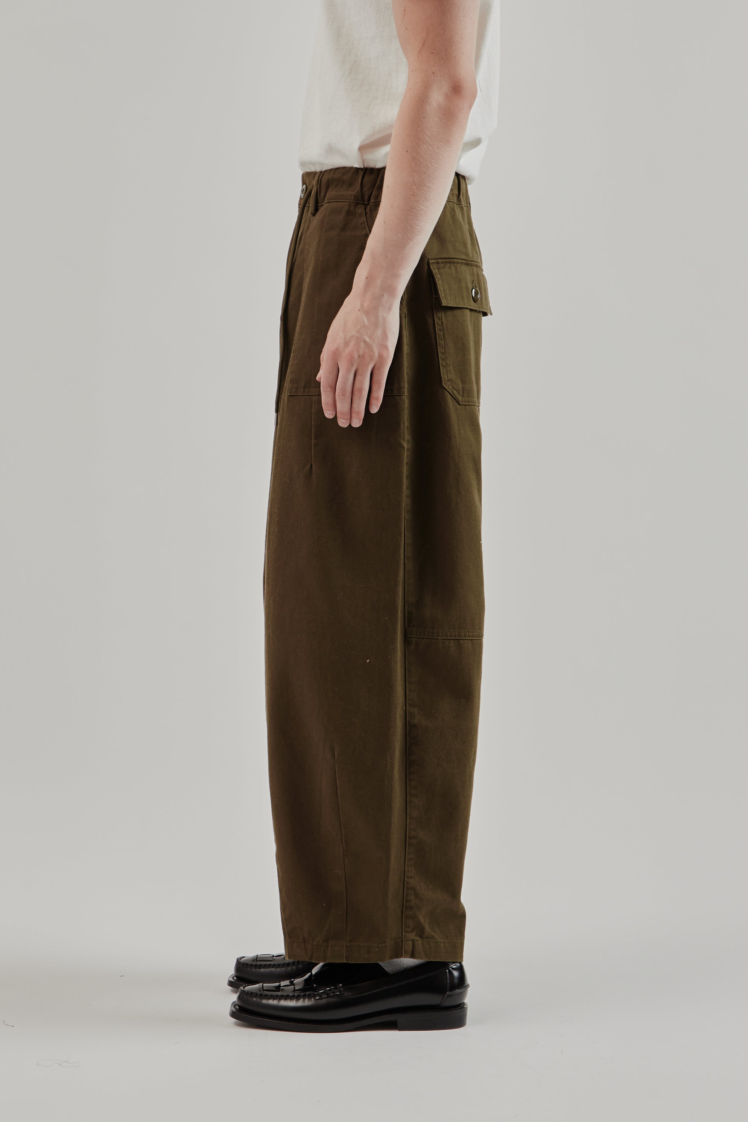 Frizmworks Twill Balloon Pants - Olive | Wallace Mercantile Shop