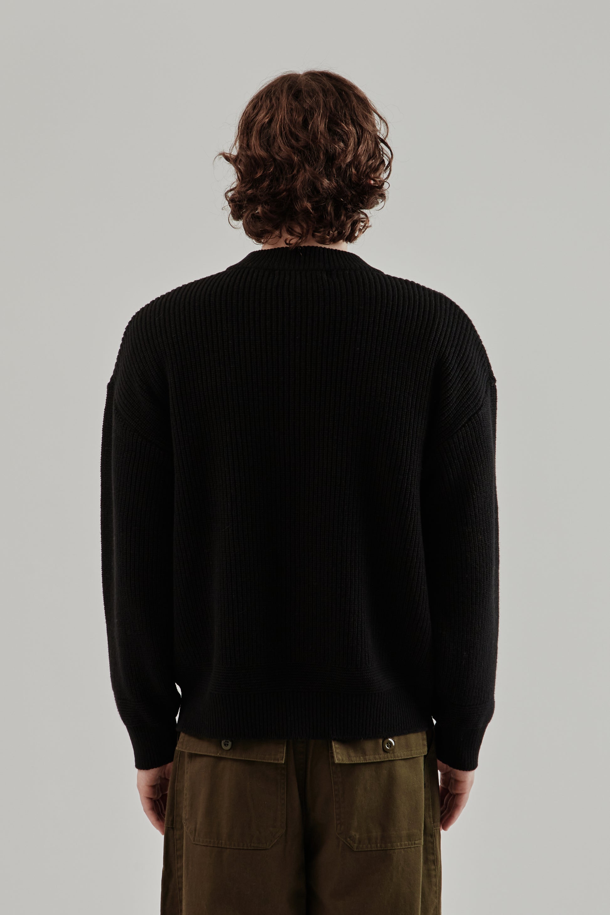 Frizmworks FW25 Wool Deck Zip-Up Cardigan Black 5
