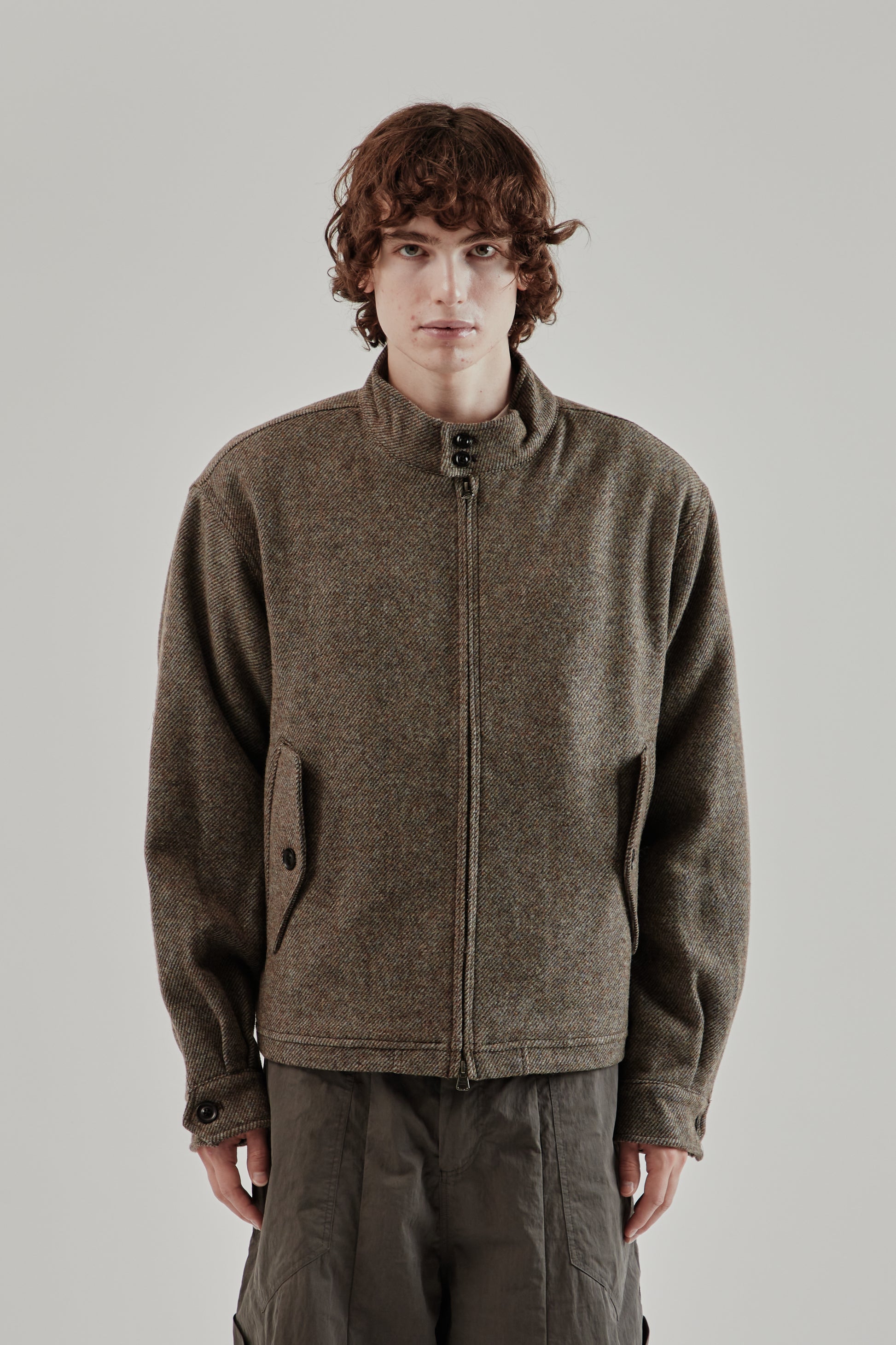 Frizmworks FW25 Wool Harrington jacket Gray 2