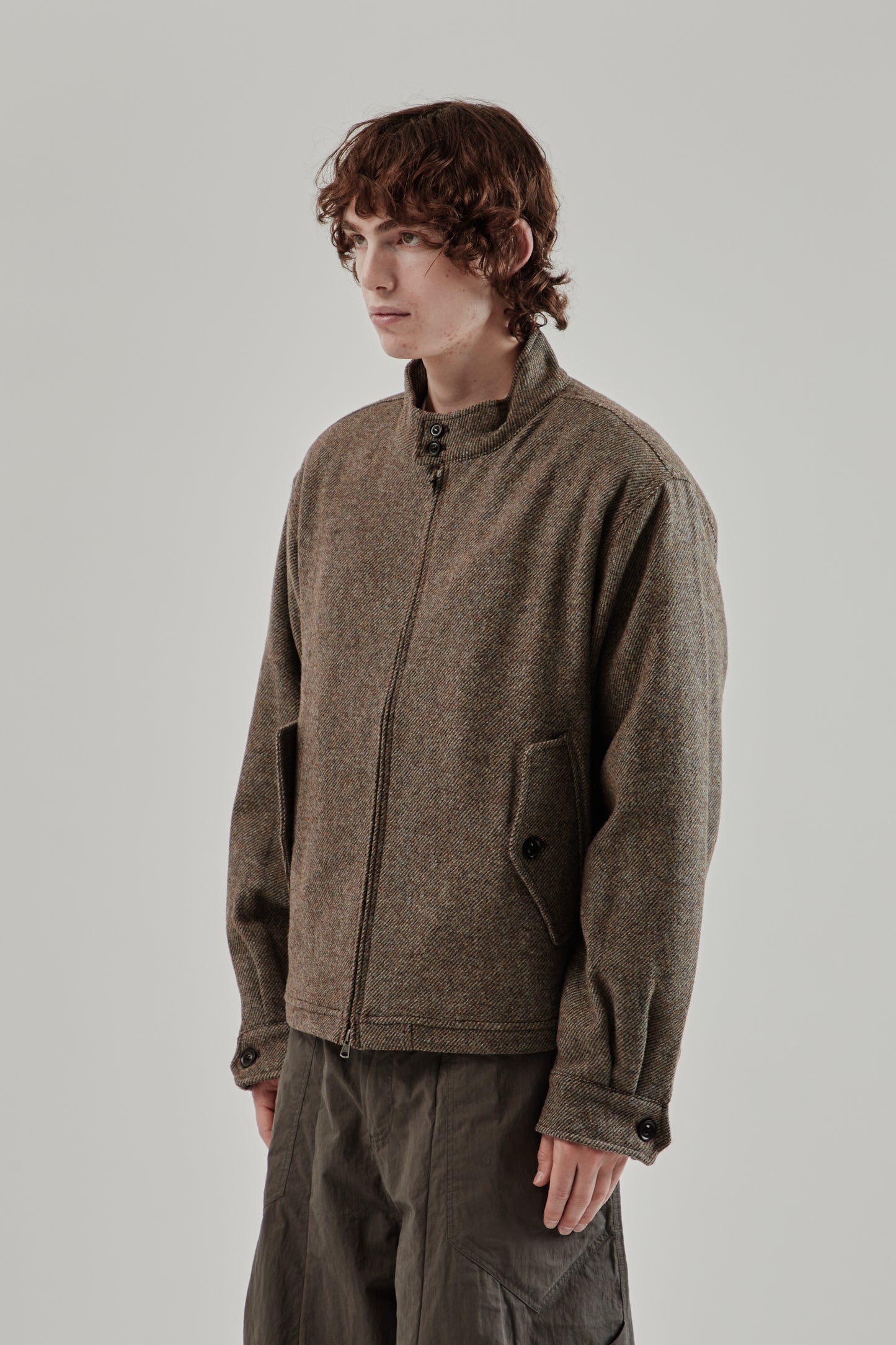 Frizmworks FW25 Wool Harrington jacket Gray 3