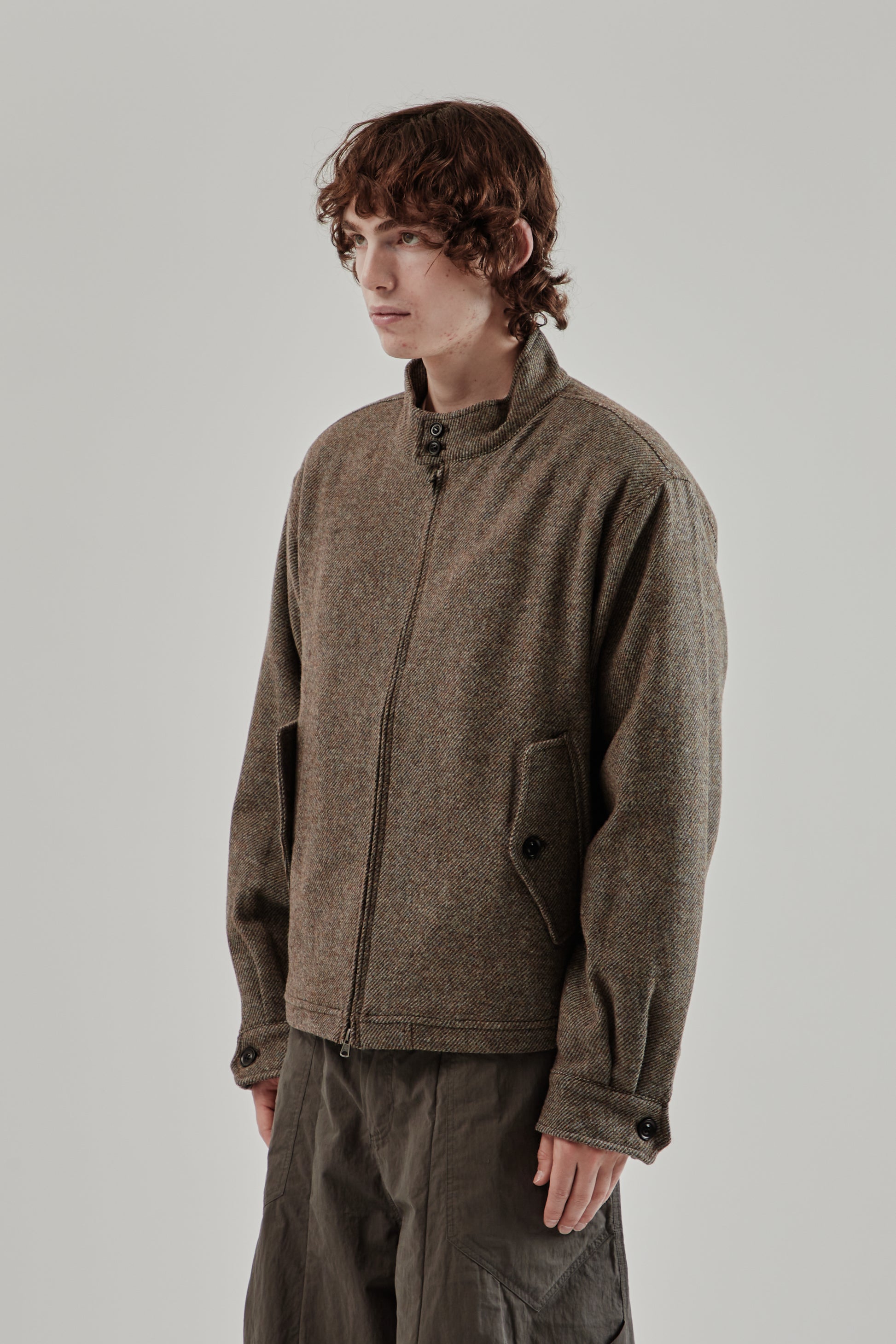 Frizmworks FW25 Wool Harrington jacket Gray 3