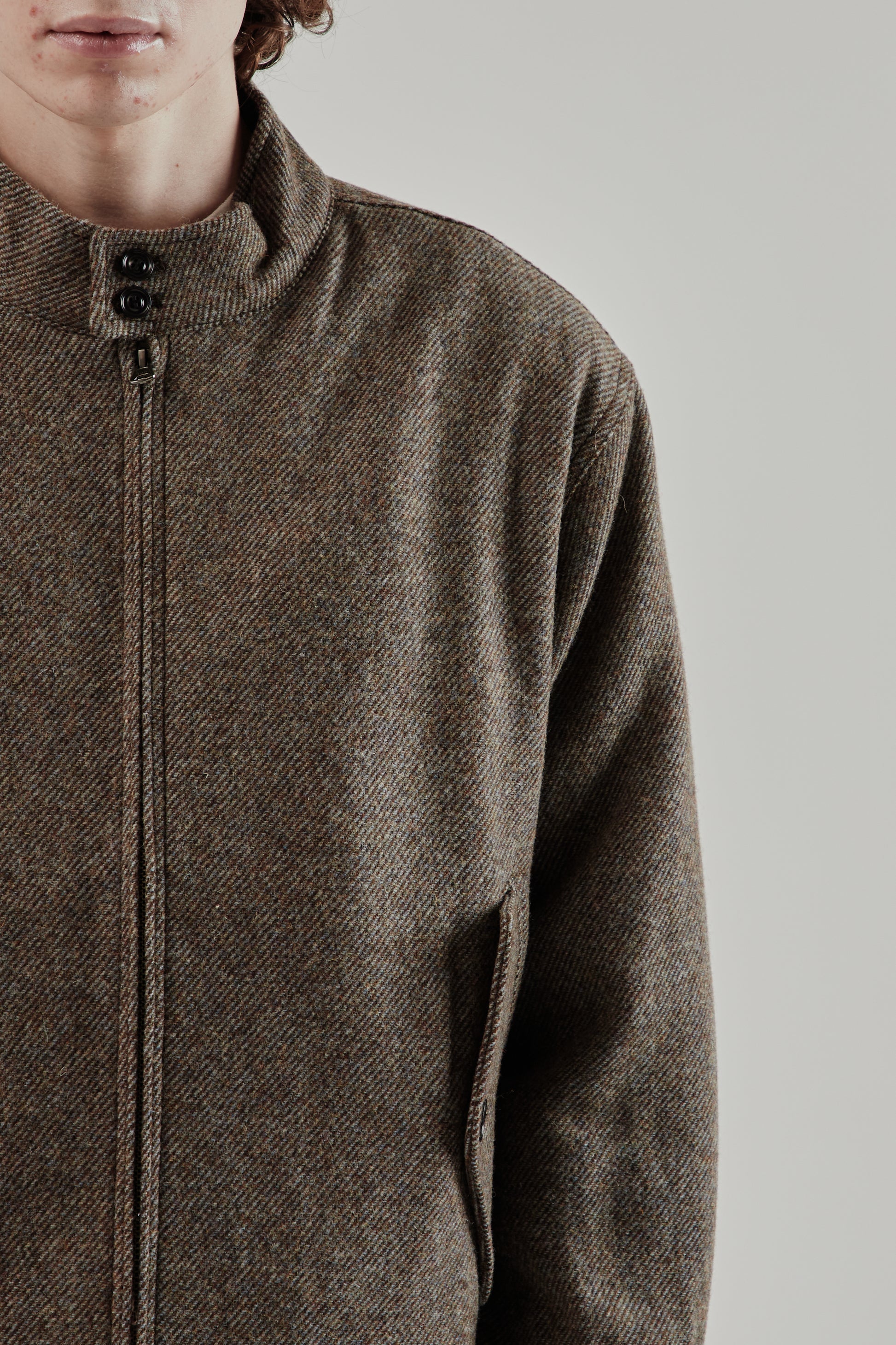 Frizmworks FW25 Wool Harrington jacket Gray 7