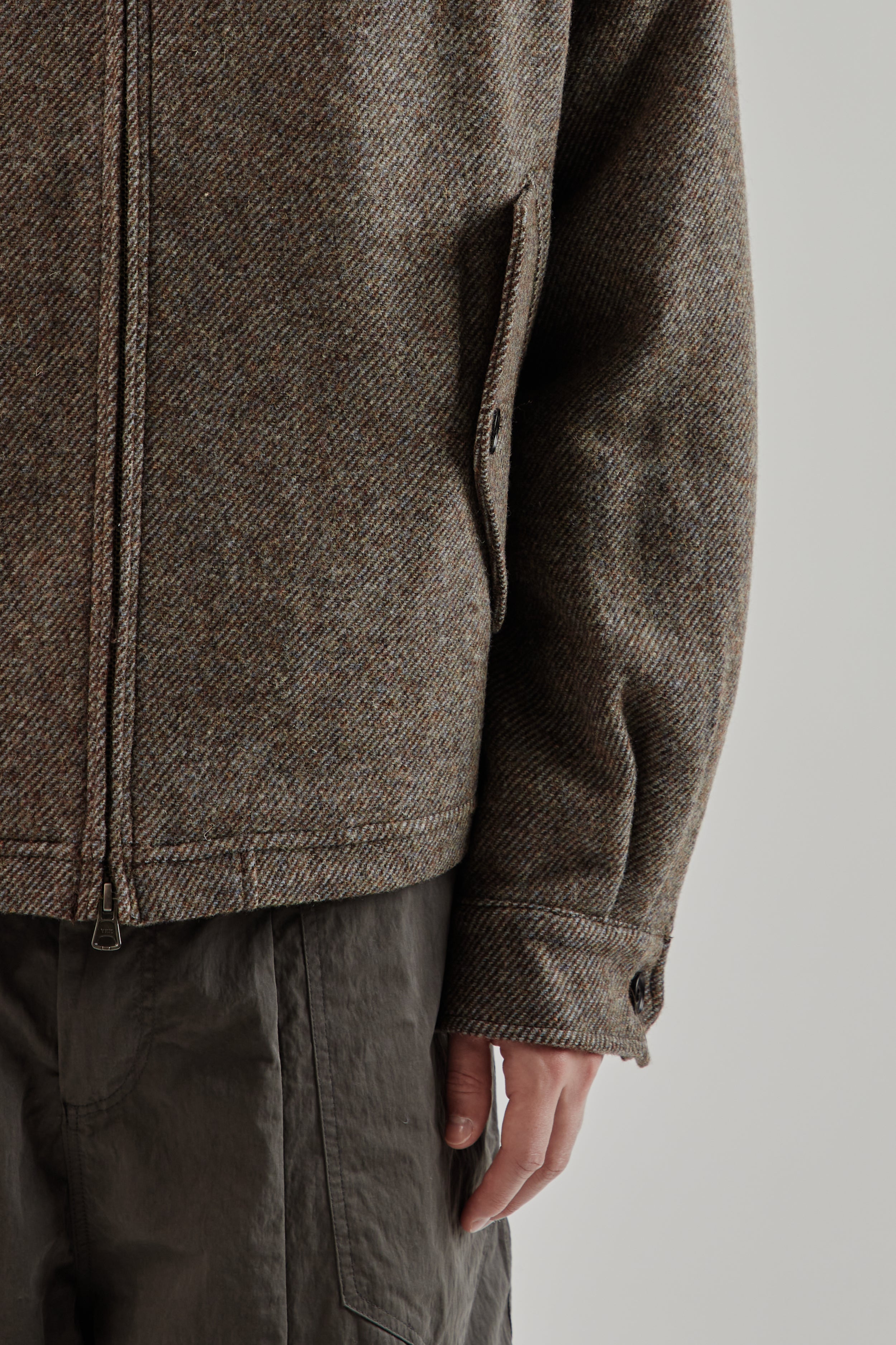 Frizmworks Wool Harrington Jacket - Gray | Wallace