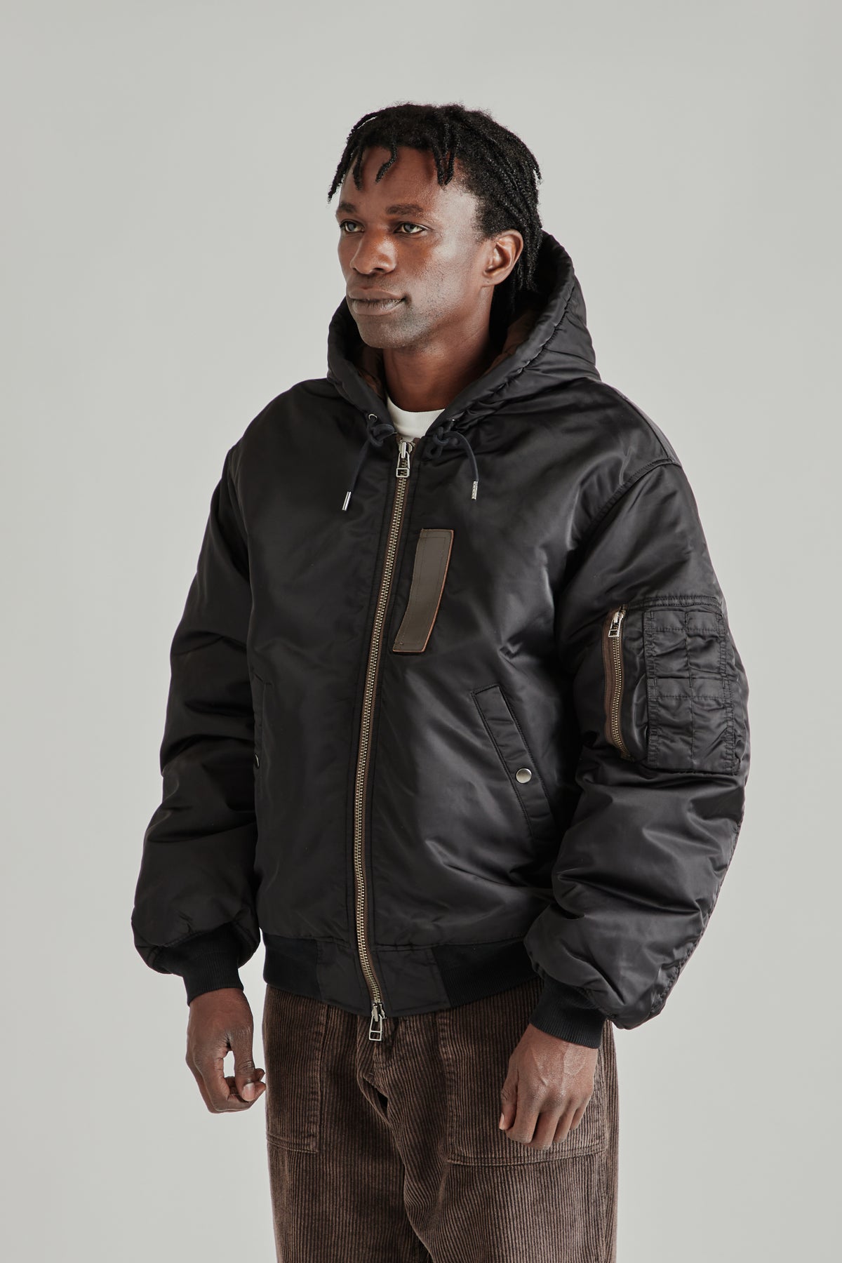 Frizmworks FW26 ACTIVE MA-1 HOODED PARKA Black0487
