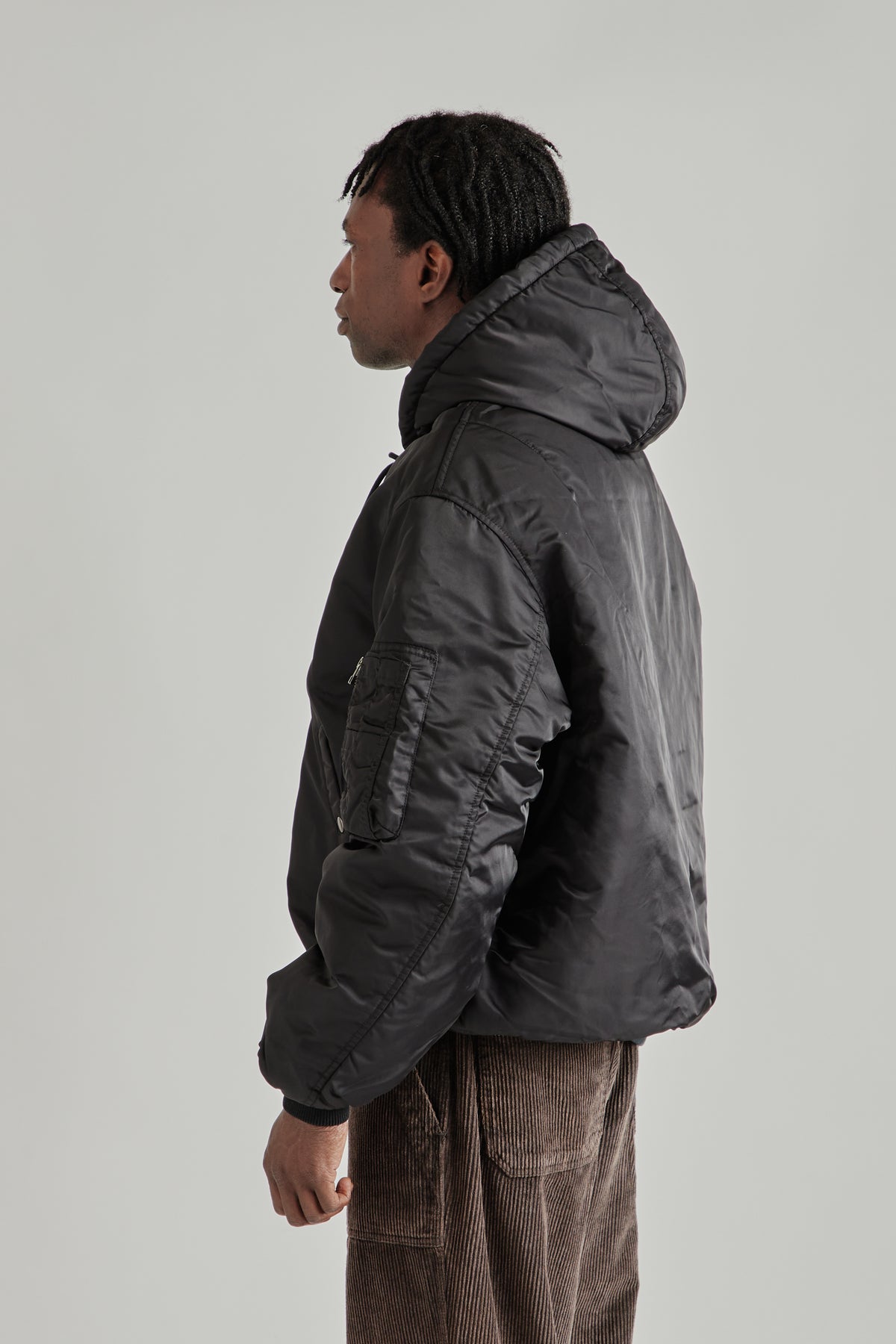 Frizmworks FW26 ACTIVE MA-1 HOODED PARKA Black0490