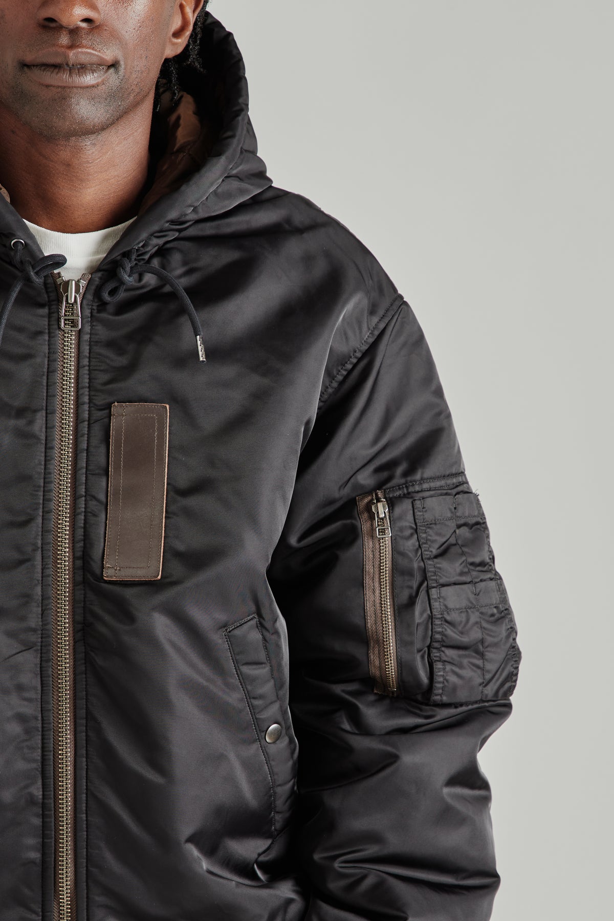 Frizmworks FW26 ACTIVE MA-1 HOODED PARKA Black0496