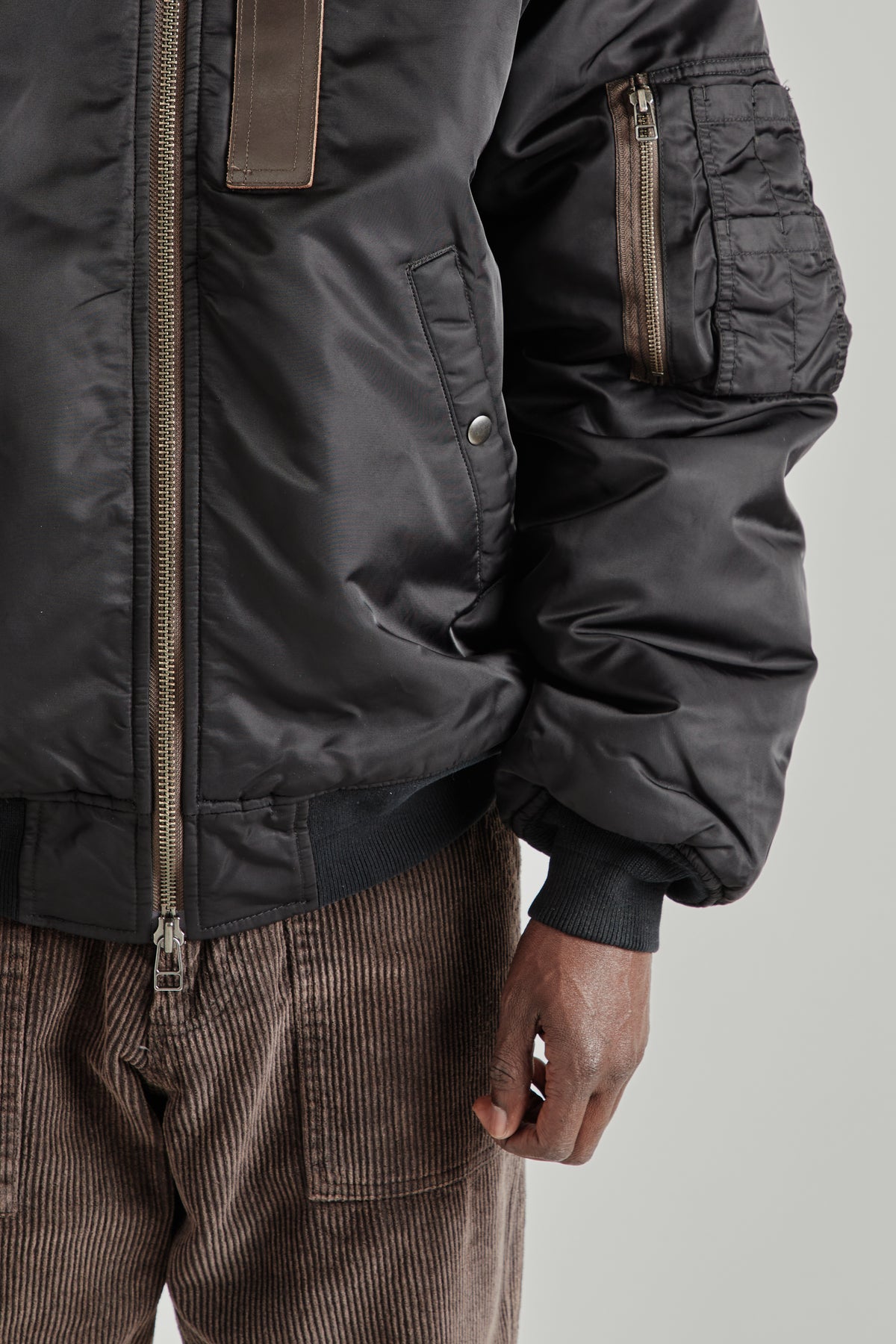 Frizmworks FW26 ACTIVE MA-1 HOODED PARKA Black0497