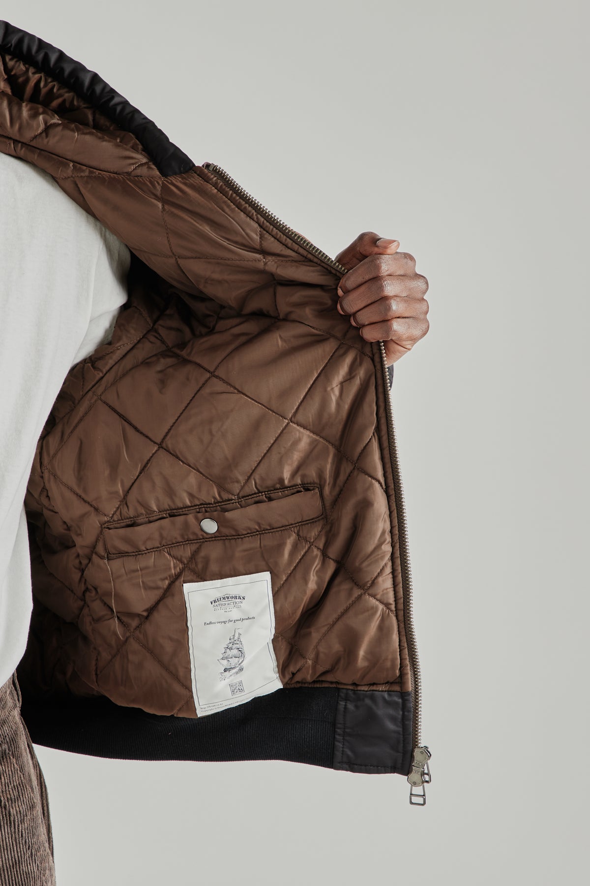 Frizmworks FW26 ACTIVE MA-1 HOODED PARKA Black0503
