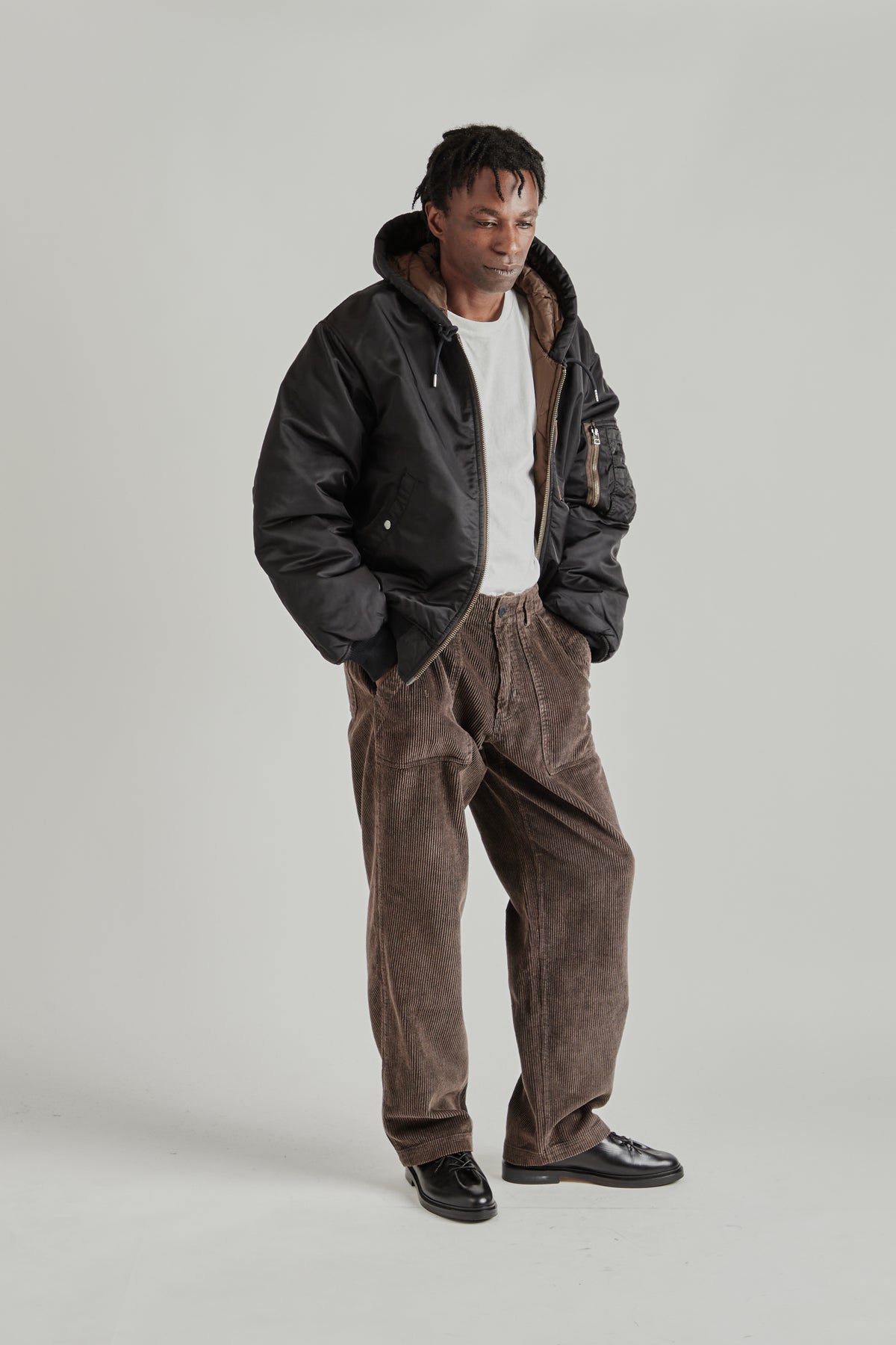 Frizmworks FW26 ACTIVE MA-1 HOODED PARKA Black0504