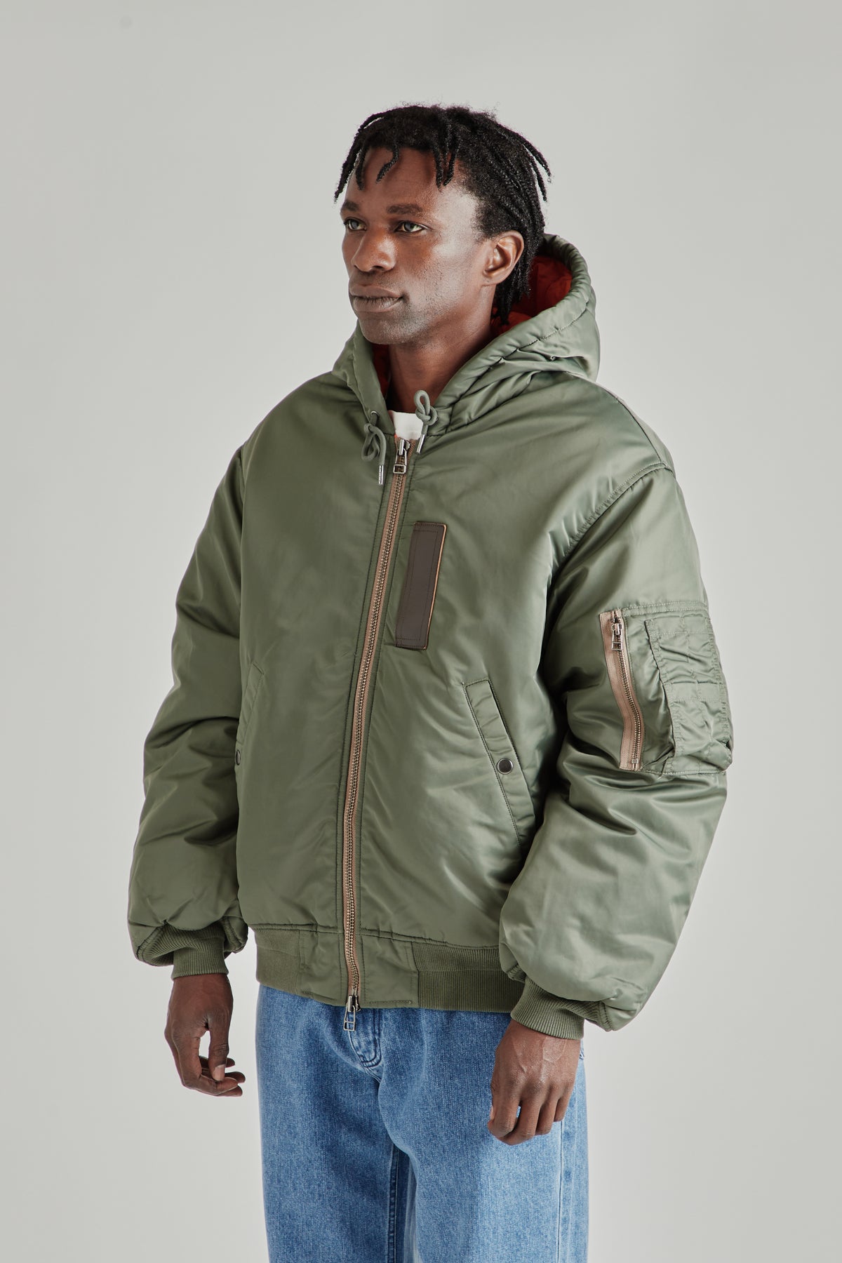 Frizmworks FW26 ACTIVE MA-1 HOODED PARKA Olive0391