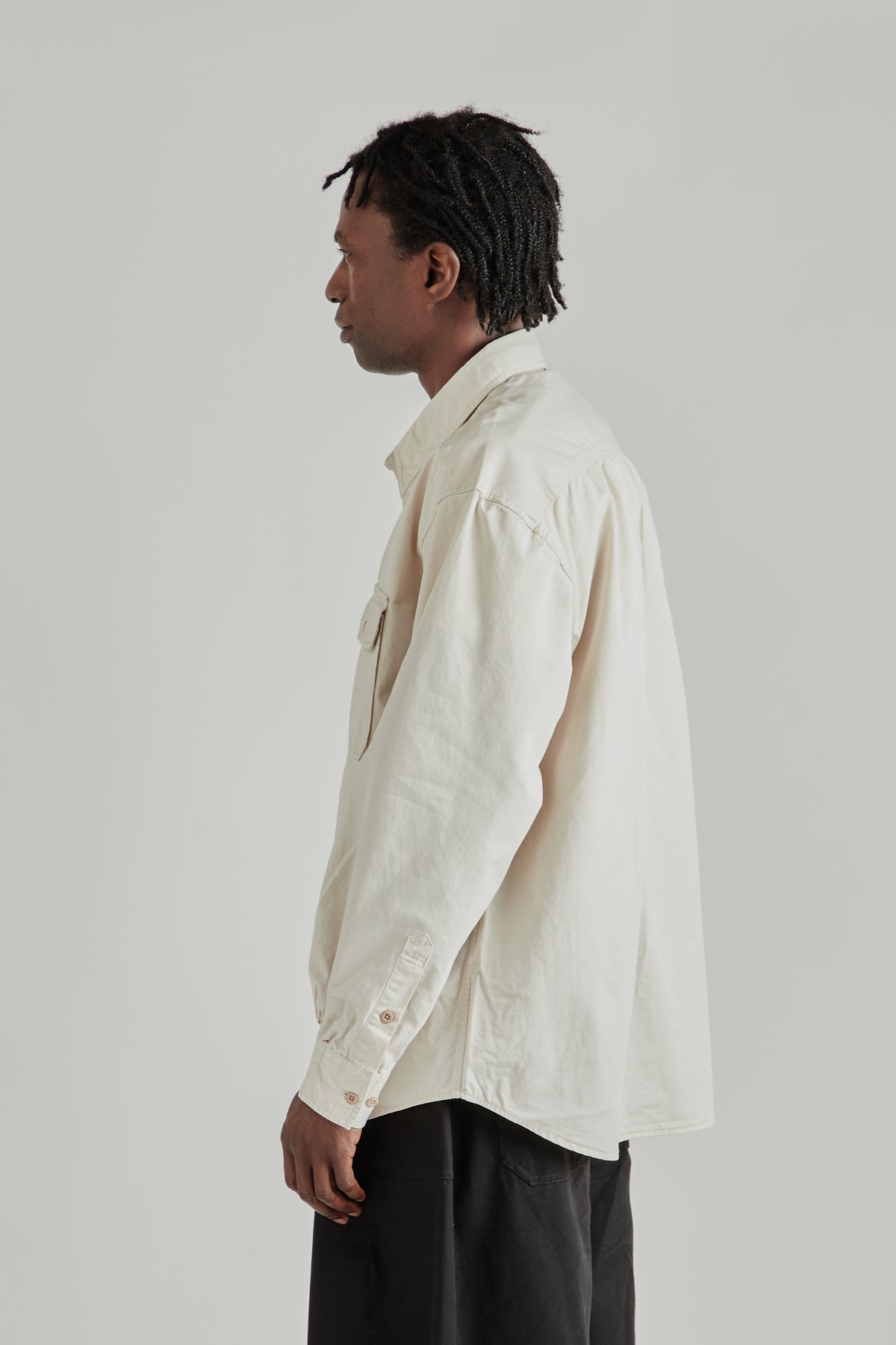 Chino Officer Shirt - Ivory