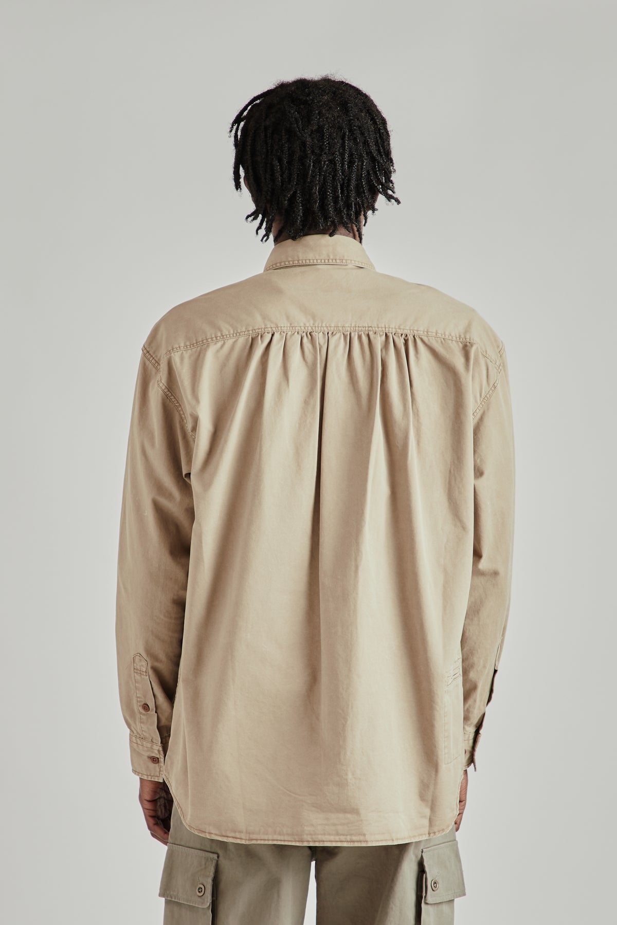Chino Officer Shirt - Khaki