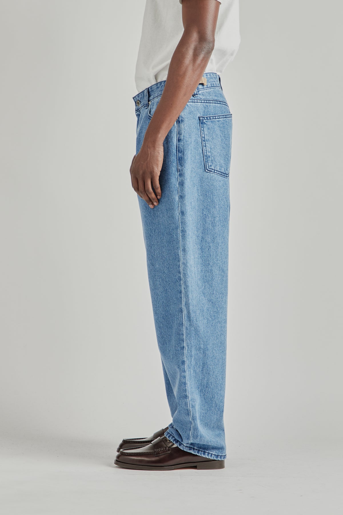 Field Adjuster Denim Pants - Light Blue