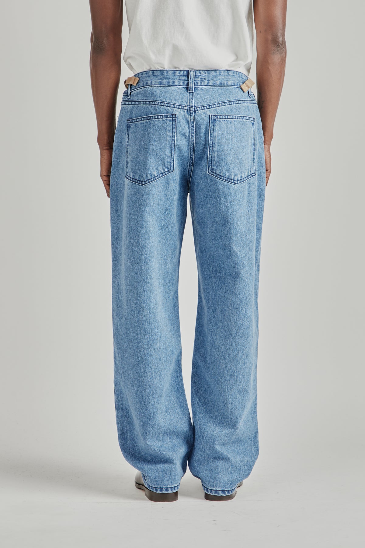 Field Adjuster Denim Pants - Light Blue