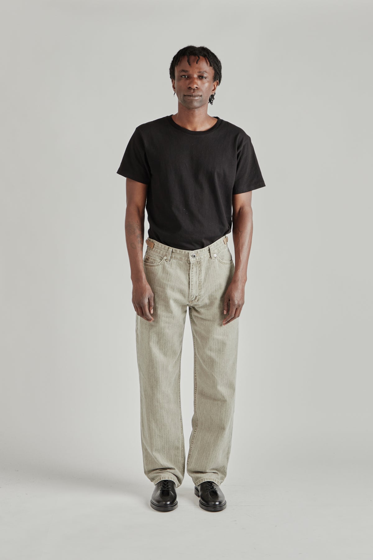 Field Adjuster Denim Pants - Brown
