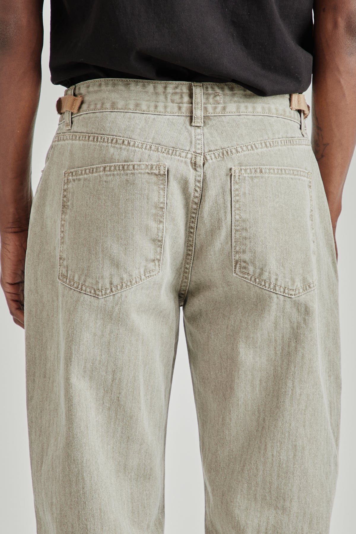 Field Adjuster Denim Pants - Brown