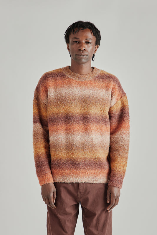 Gradation Boucle Knit - Sunset