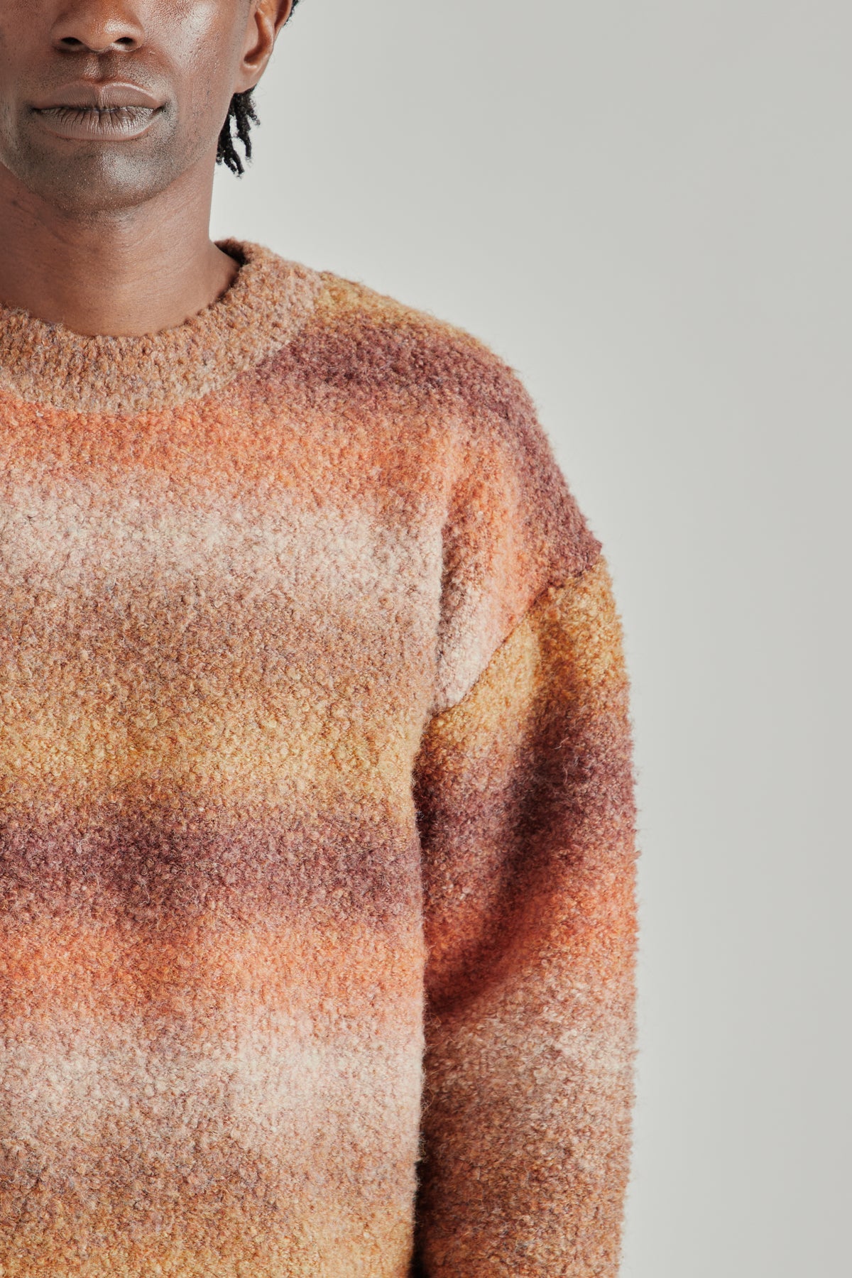 Gradation Boucle Knit - Sunset