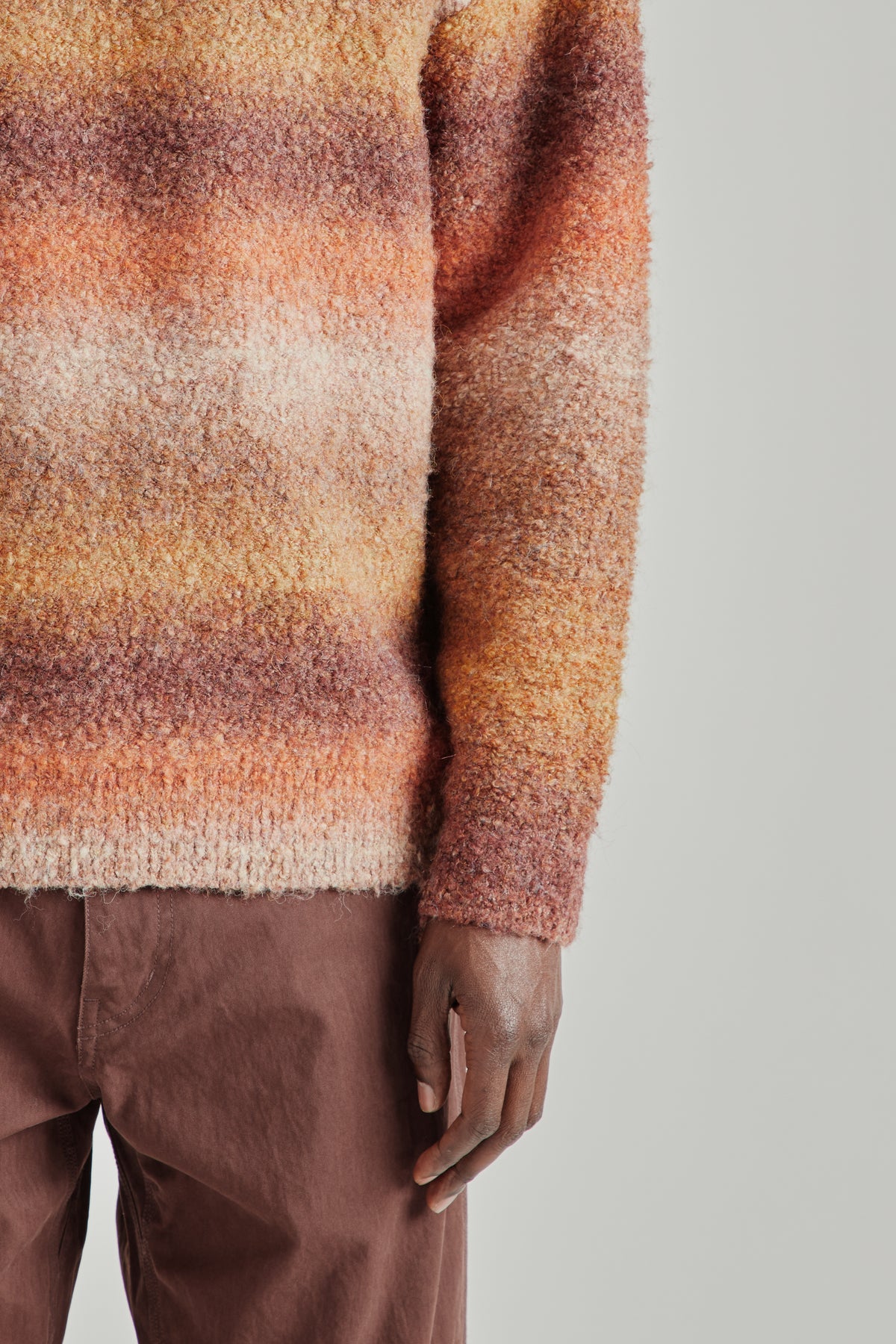 Gradation Boucle Knit - Sunset