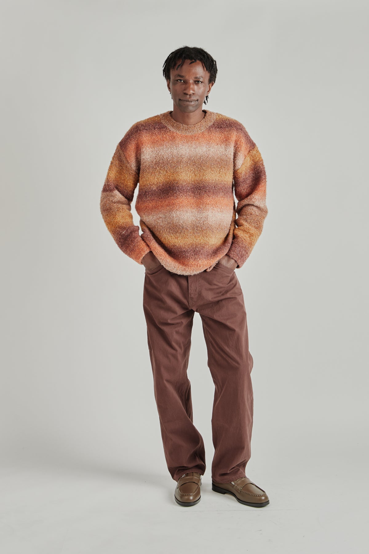 Gradation Boucle Knit - Sunset