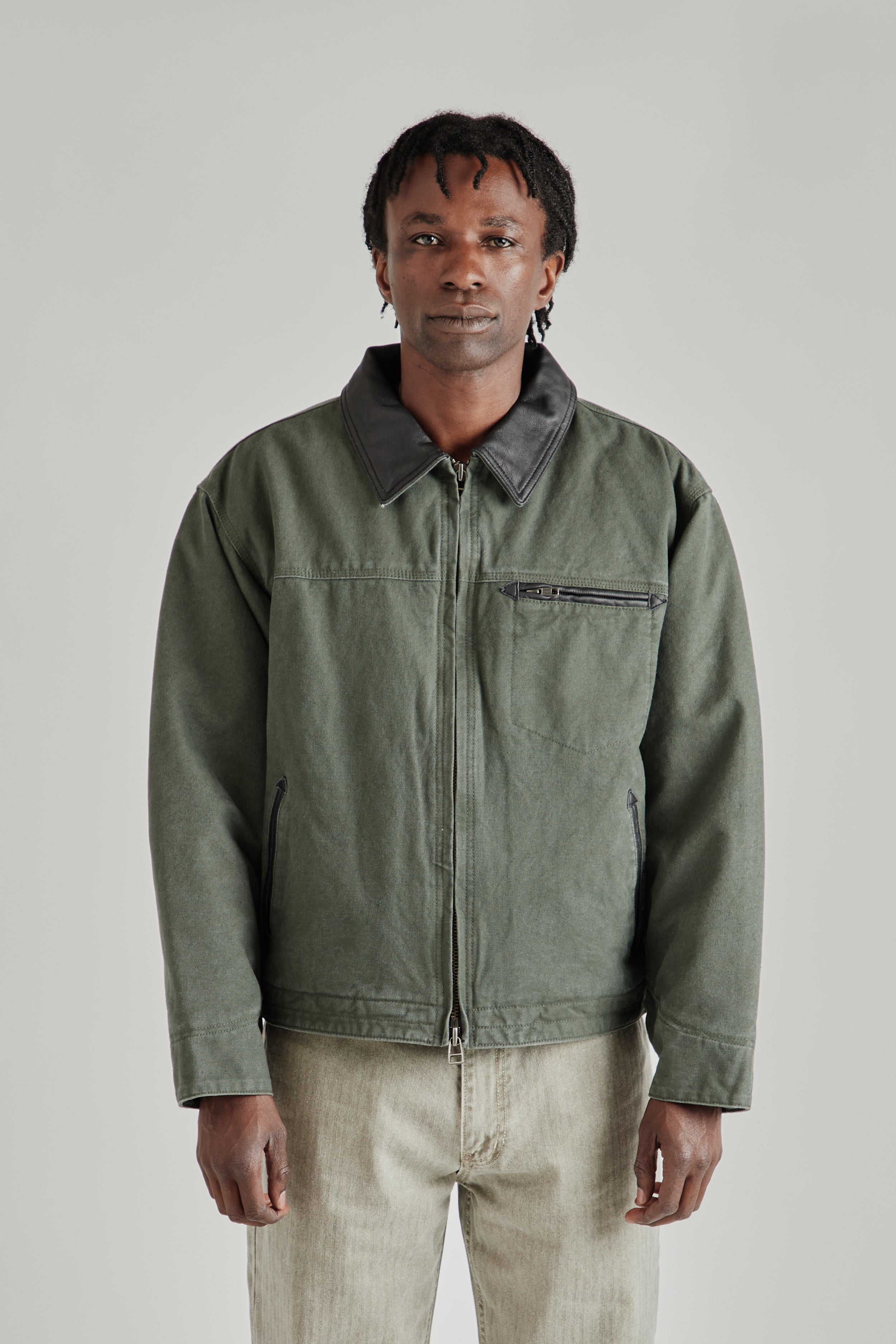 Frizmworks Heavy Canvas Work Jacket Olive | Wallace Mercantile
