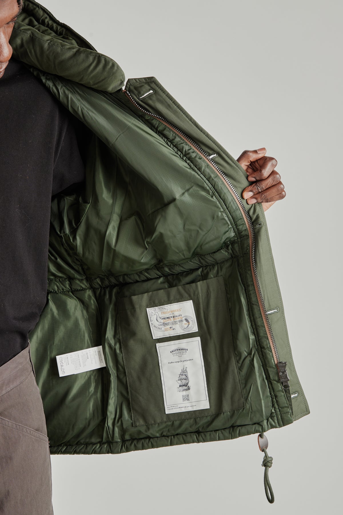 Frizmworks FW26 KARAKORAM DOWN PARKA Dark Green1141