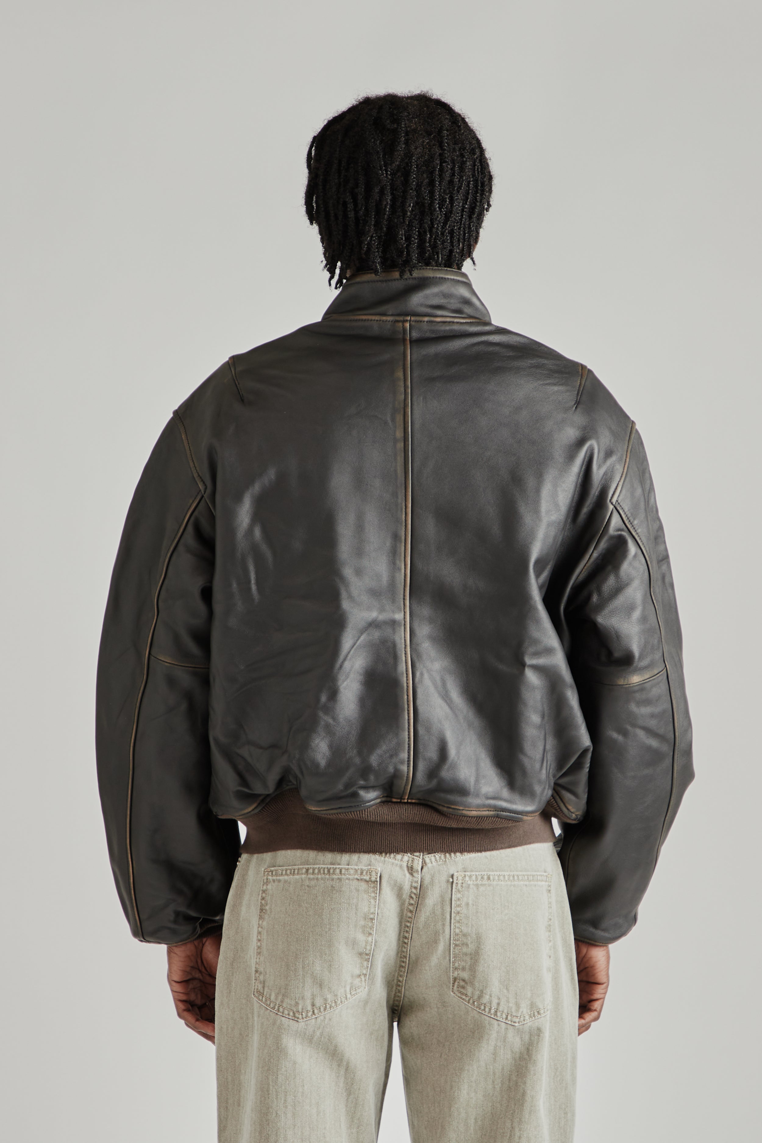 Frizmworks Lambskin Flight Jacket Brown | Wallace Mercantile
