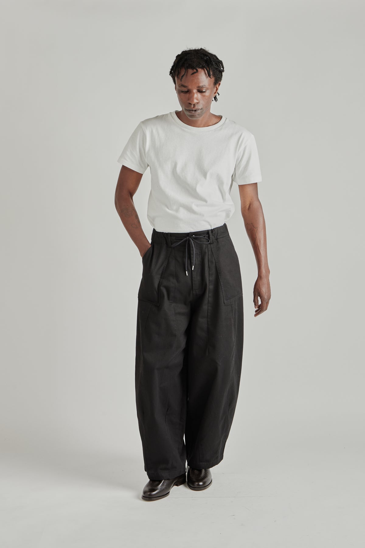 Frizmworks FW26 TWILL BALLOON PANTS Black1035