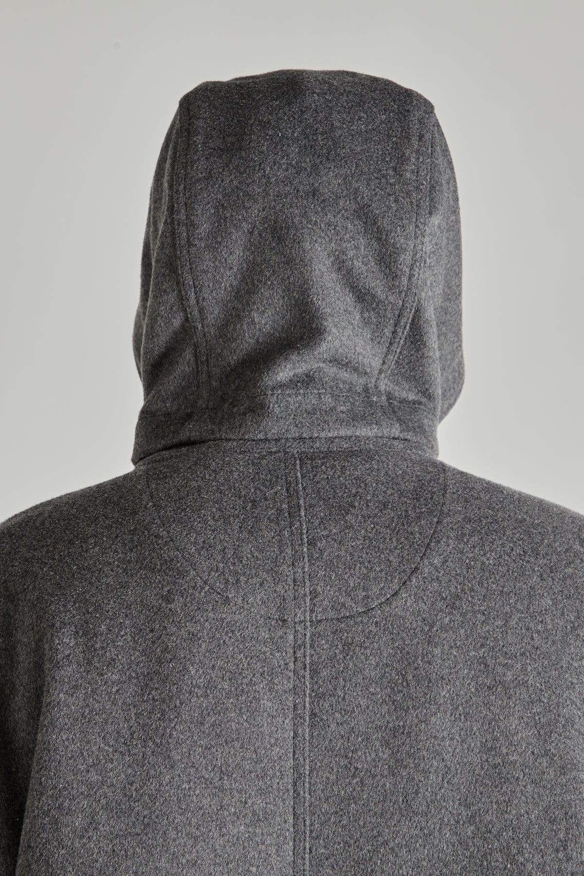 Wool Vincent Fishtail Parka - Charcoal