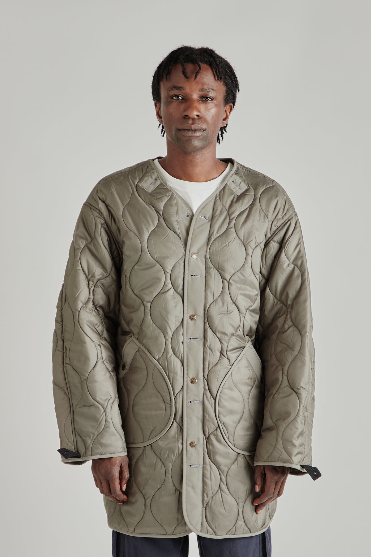 Wool Vincent Fishtail Parka - Charcoal