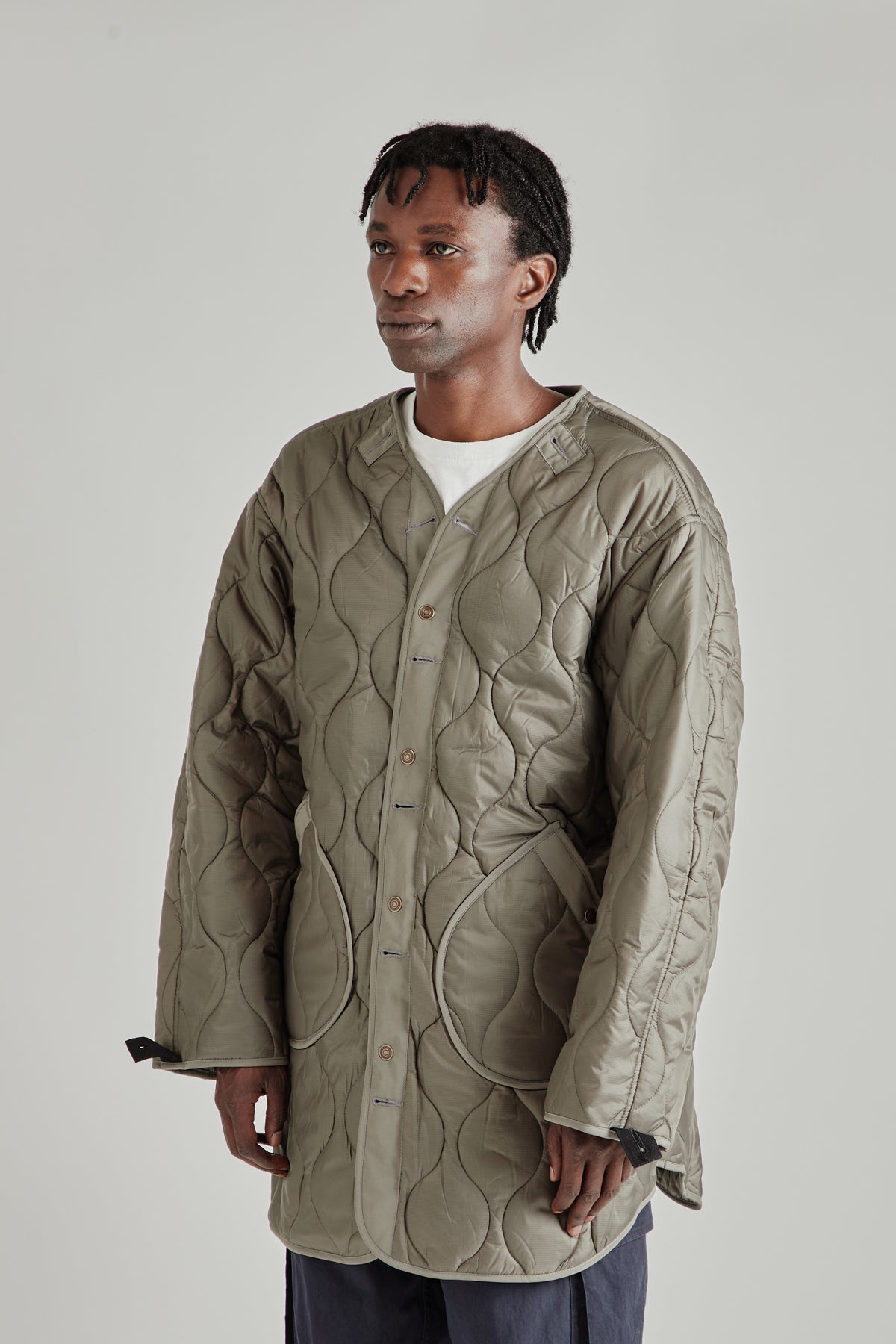 Wool Vincent Fishtail Parka - Charcoal
