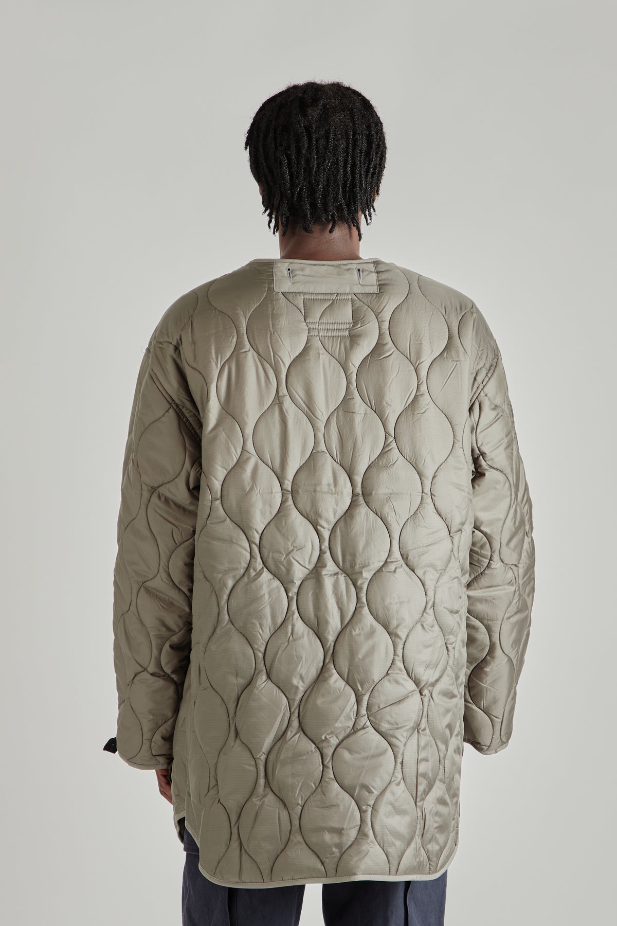 Wool Vincent Fishtail Parka - Charcoal