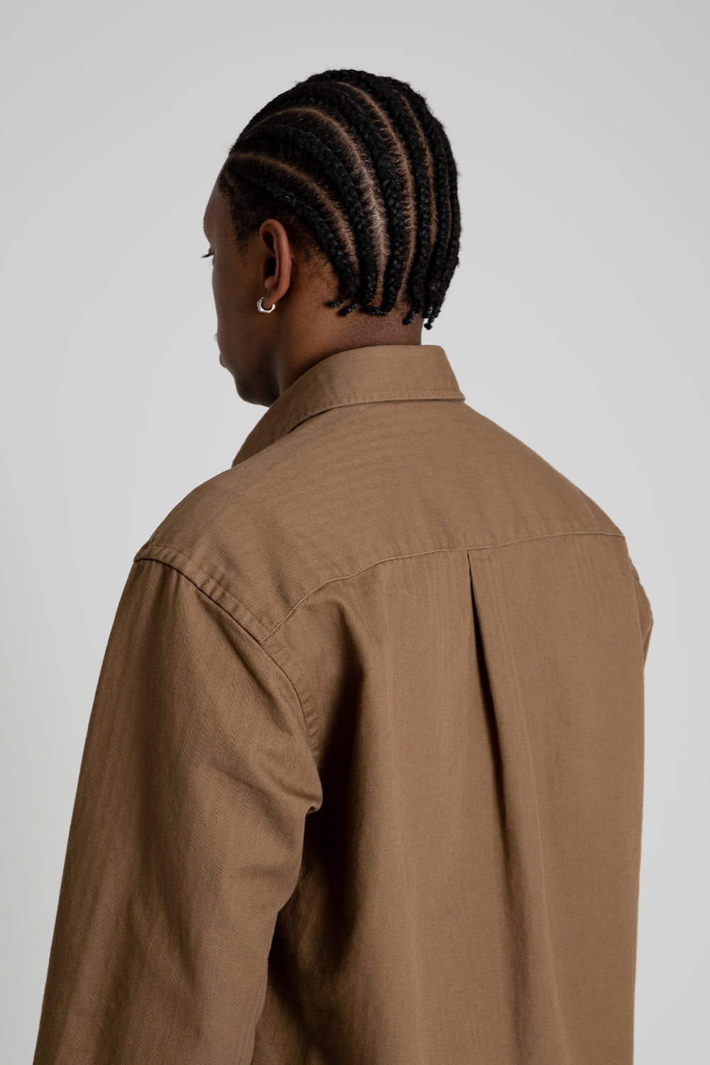 Frizmworks HBT Carpenter Pocket Work Shirt in Mocha | Wallace