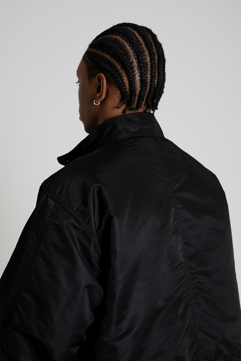 Frizmworks Heavy Nylon M65 Fishtail Parka in Black | Wallace