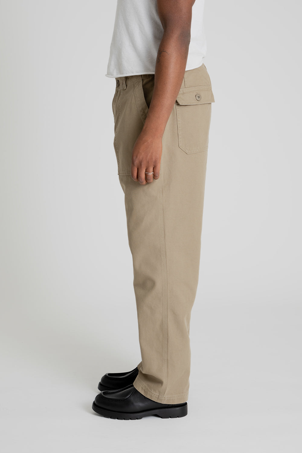 Frizmworks Jungle Cloth Fatigue Pants Khaki Beige Detail 01
