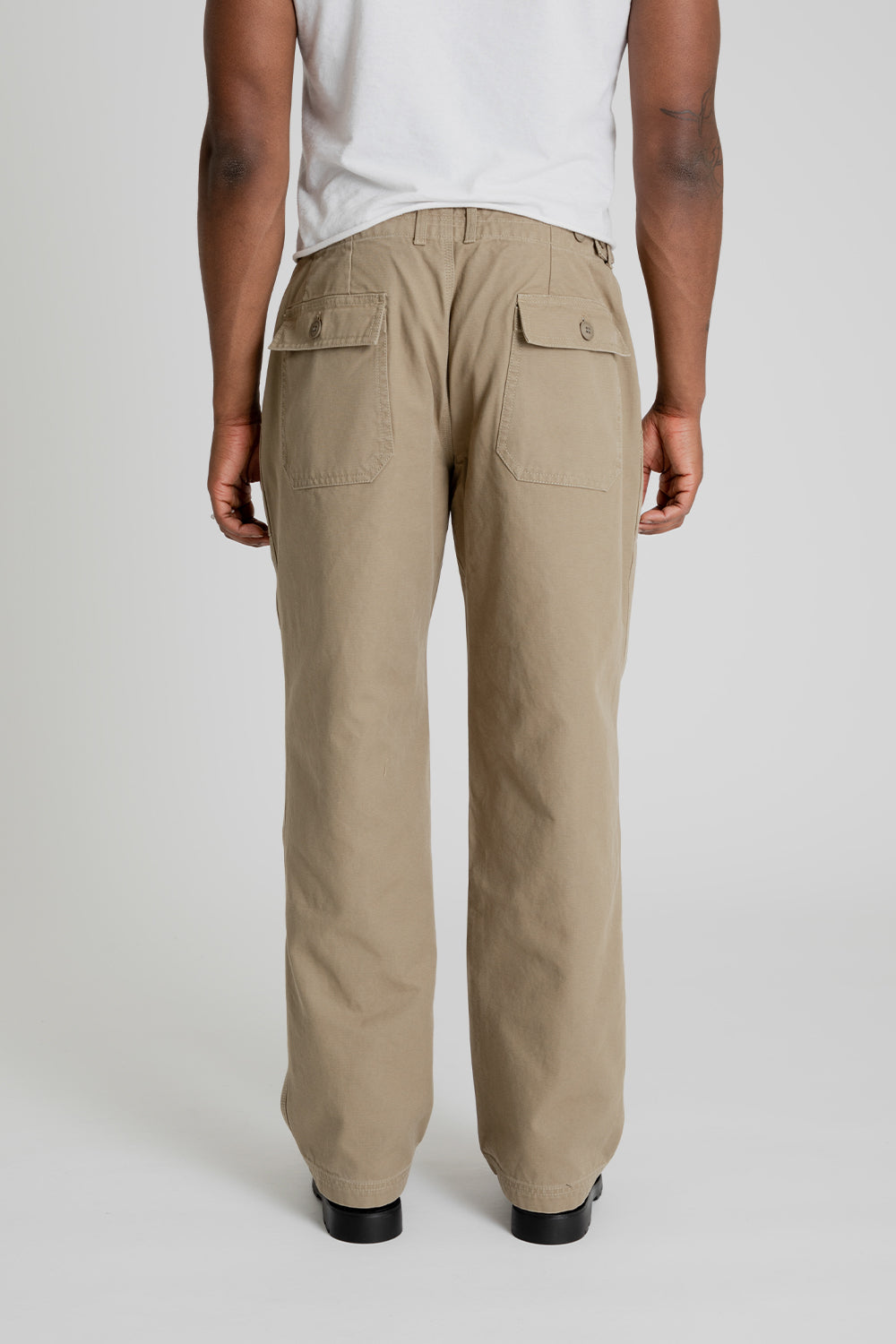 Frizmworks Jungle Cloth Fatigue Pants in Khaki Beige | Wallace 