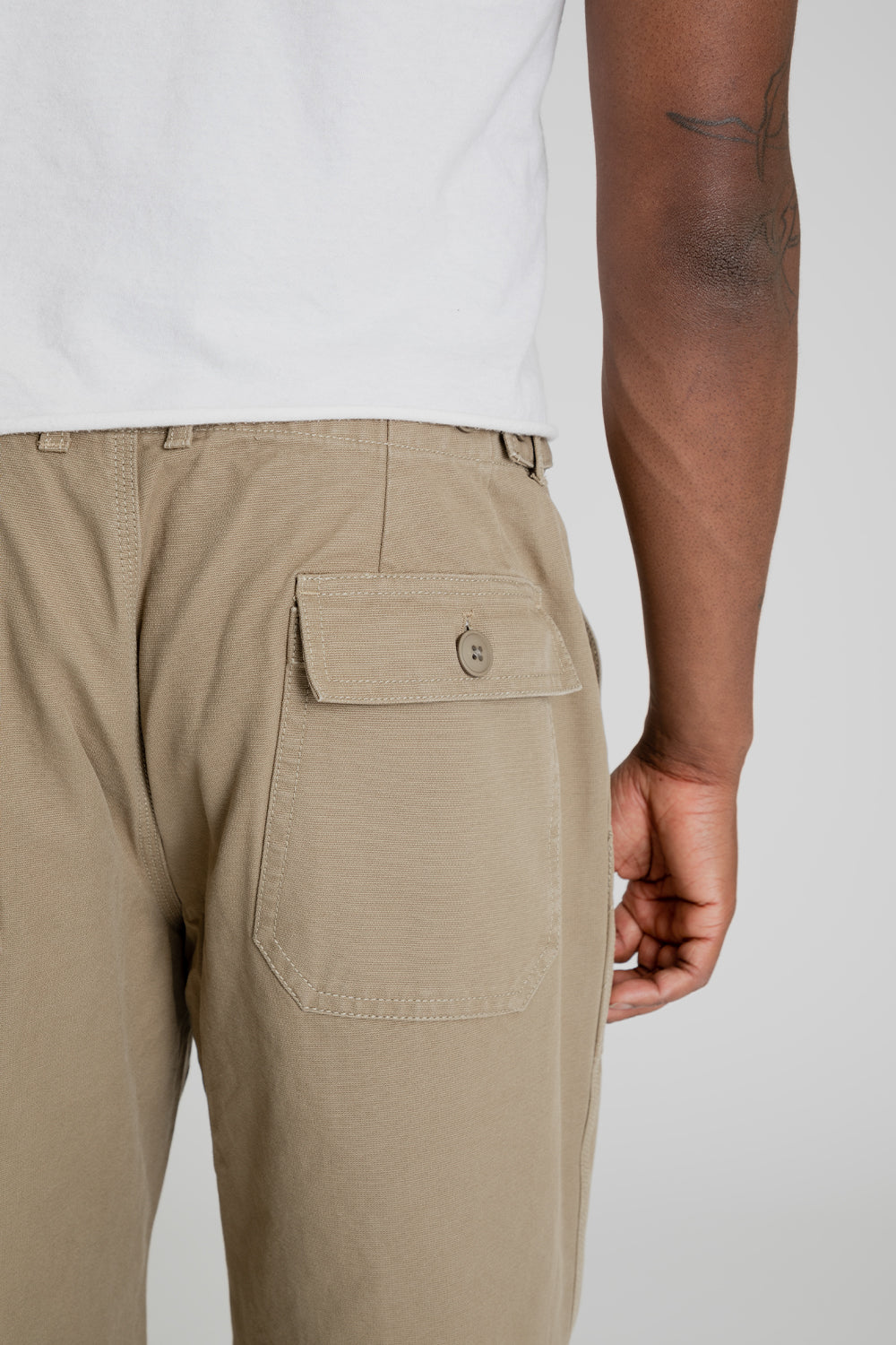 Frizmworks Jungle Cloth Fatigue Pants Khaki Beige Detail 03
