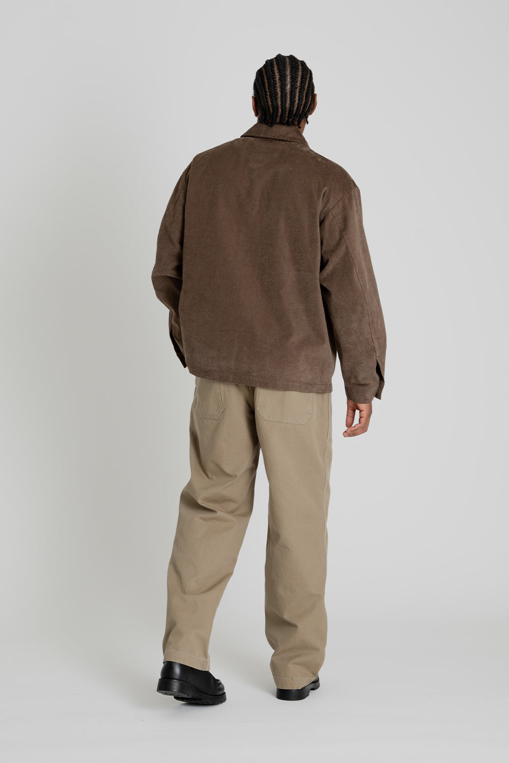 Frizmworks Jungle Moleskin French Work Jacket in Brown | Wallace