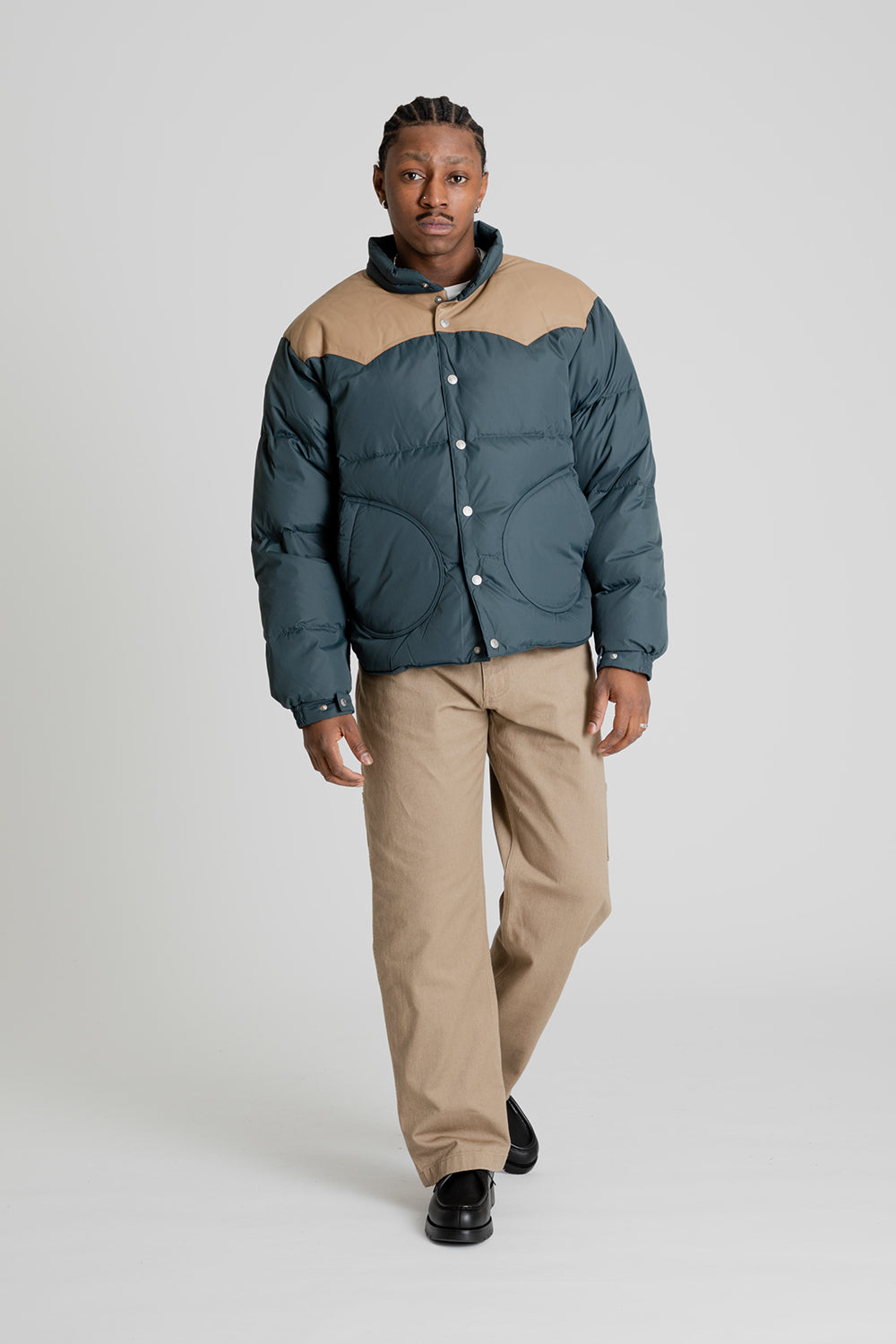 Down jacket navy best sale