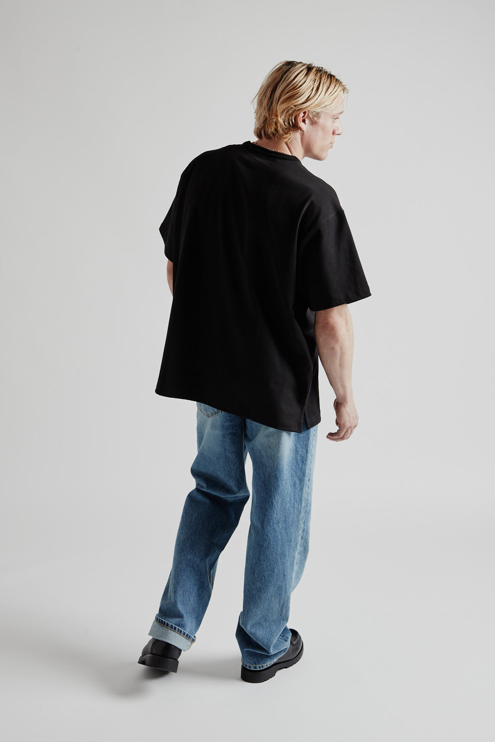 Frizmworks OG Double Rib Oversized Tee - Black | Wallace